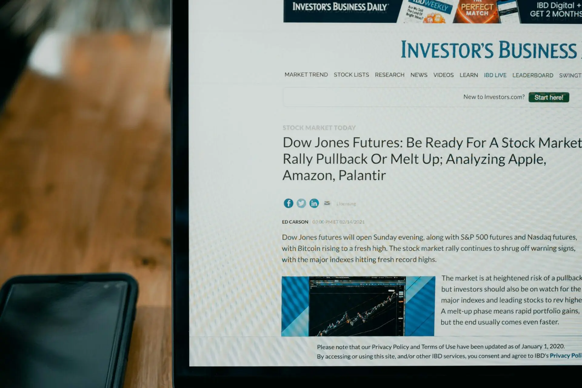 Teoria di Dow, trend di mercato e volumi