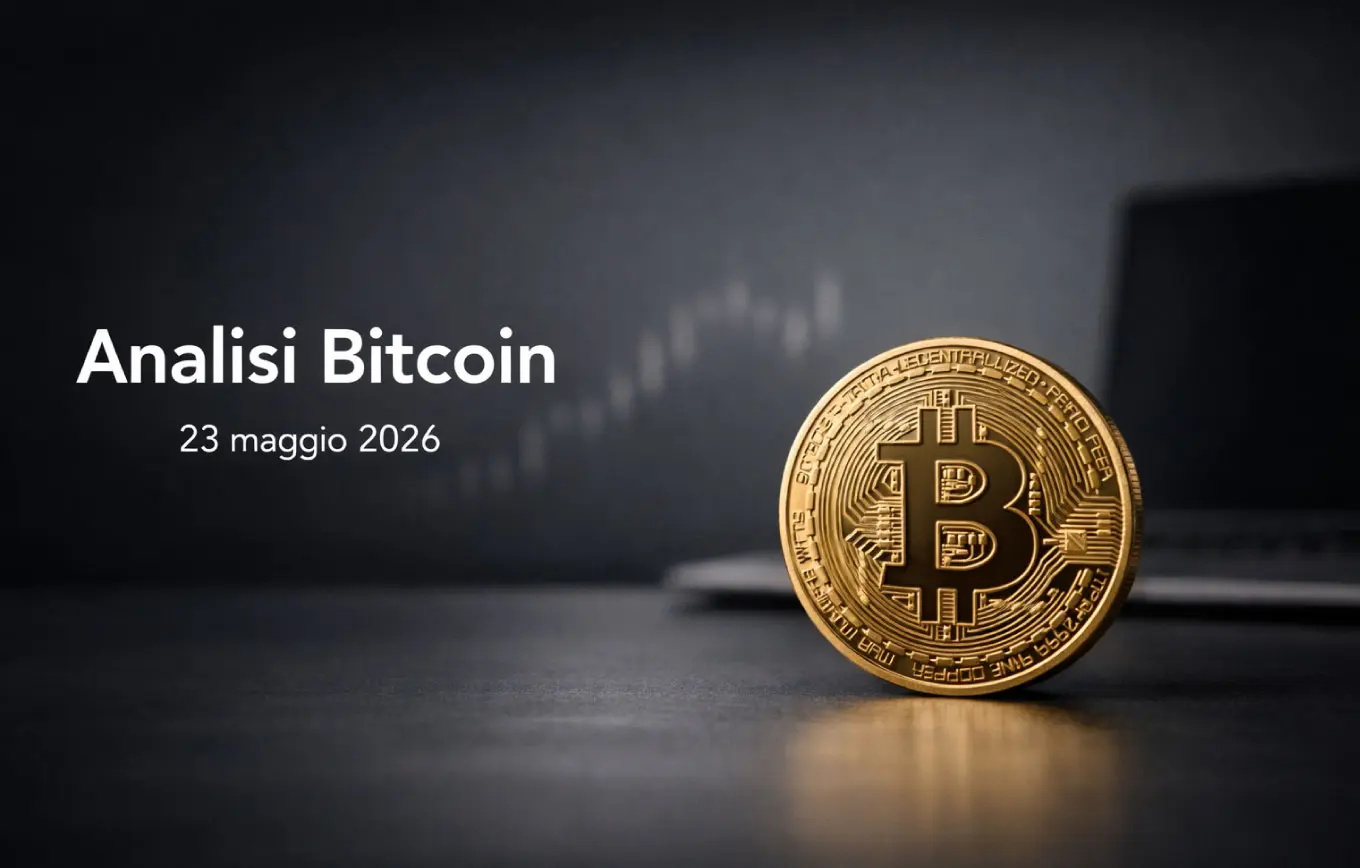 Analisi bitcoin 23 maggio 2026: aggiornamento