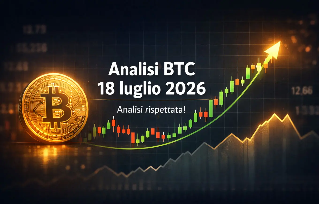 Analisi BTC 18 luglio 2026: analisi rispettata!