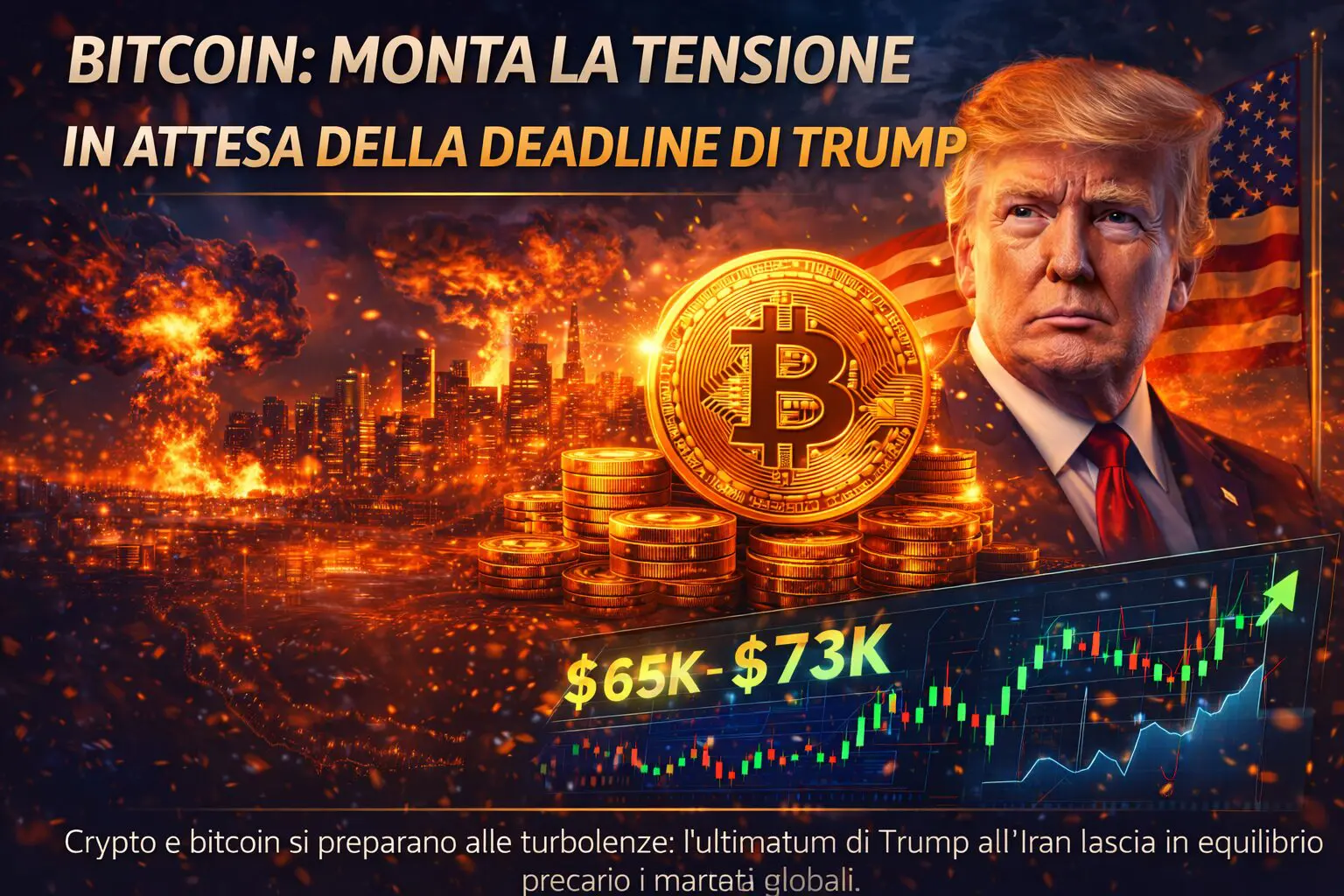 Bitcoin: monta la tensione in attesa della deadline di Trump