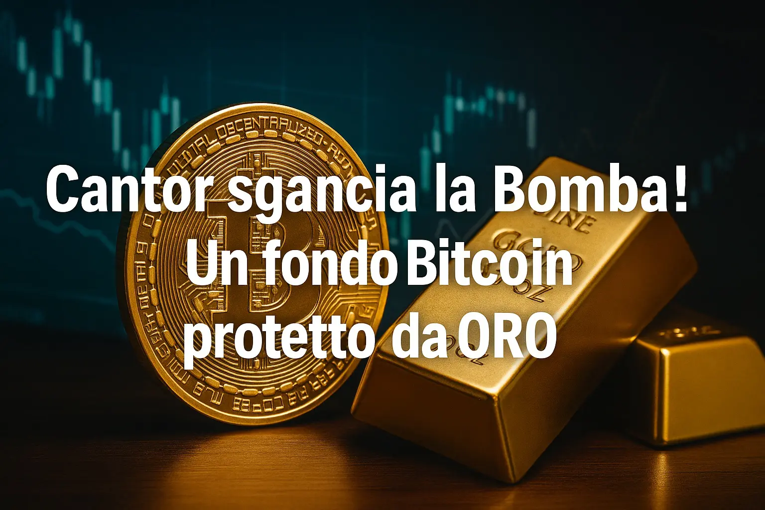 Cantor sgancia la Bomba! Un fondo Bitcoin protetto da ORO