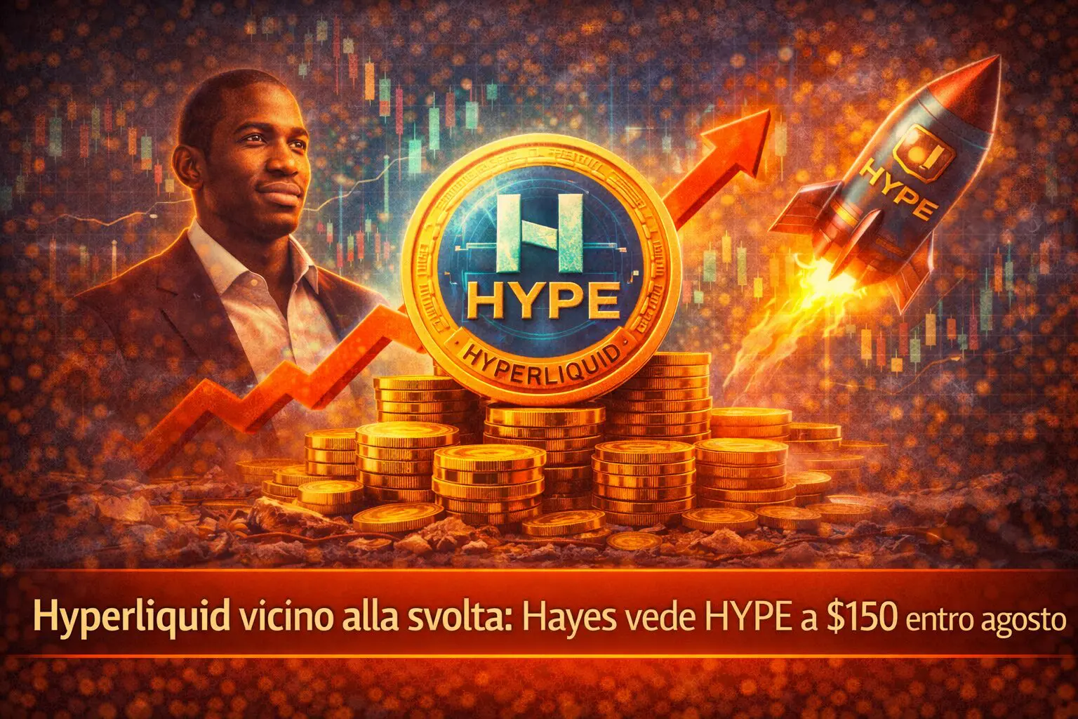 Hyperliquid vicino alla svolta: Hayes vede HYPE a $150 entro agosto