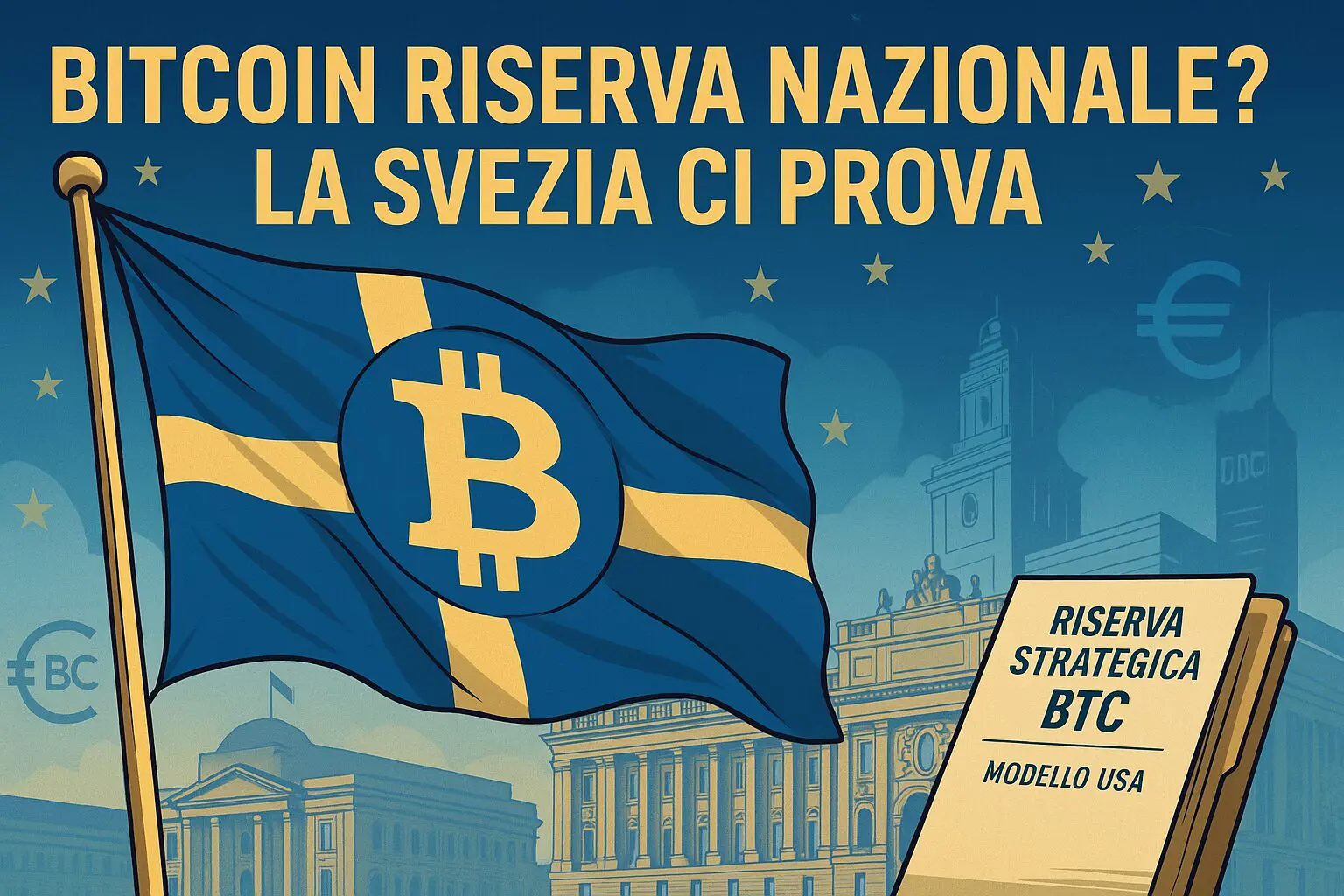 Bitcoin riserva nazionale? In Ue ora ci prova la Svezia