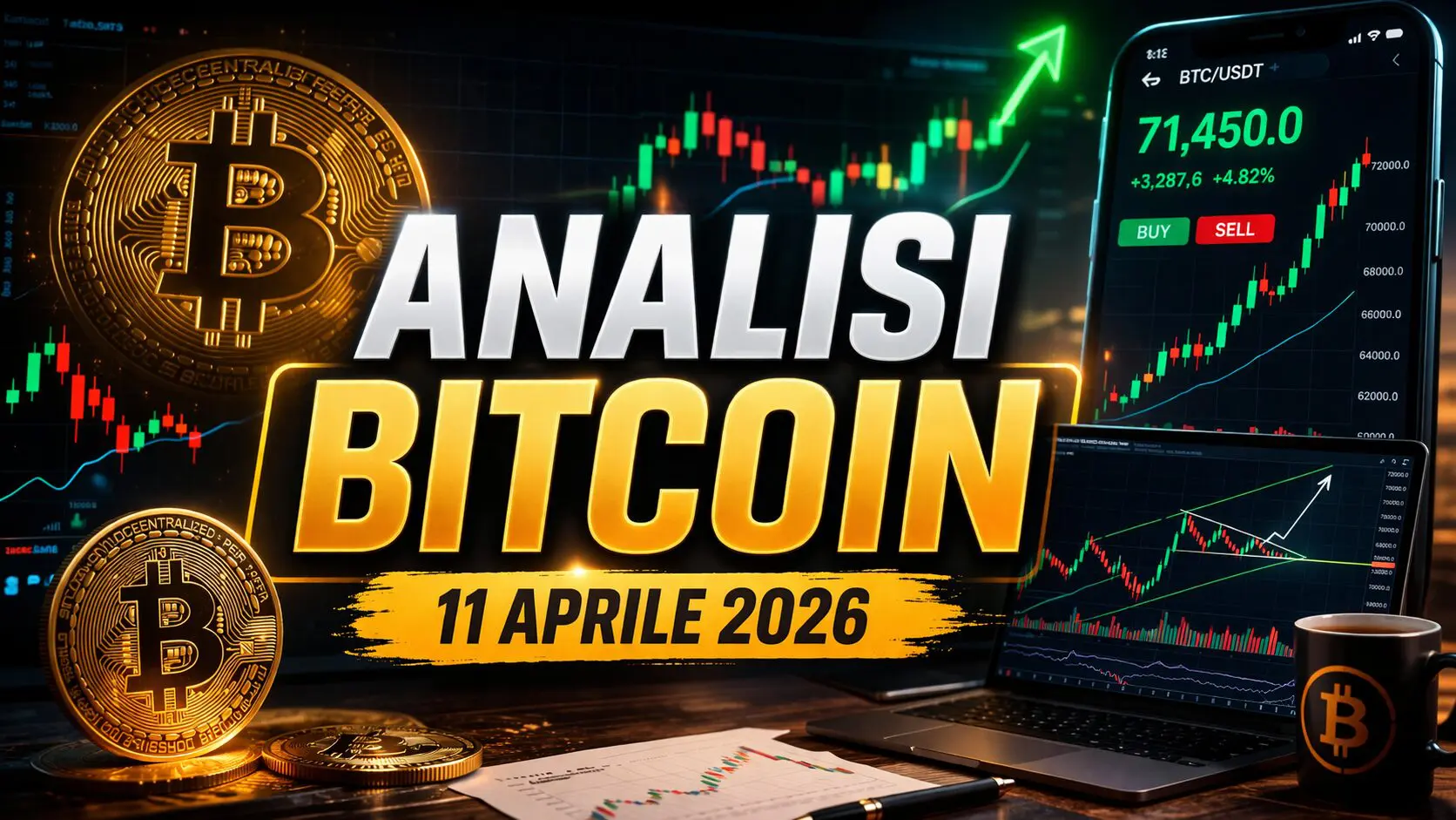 Analisi bitcoin 11 aprile 2026