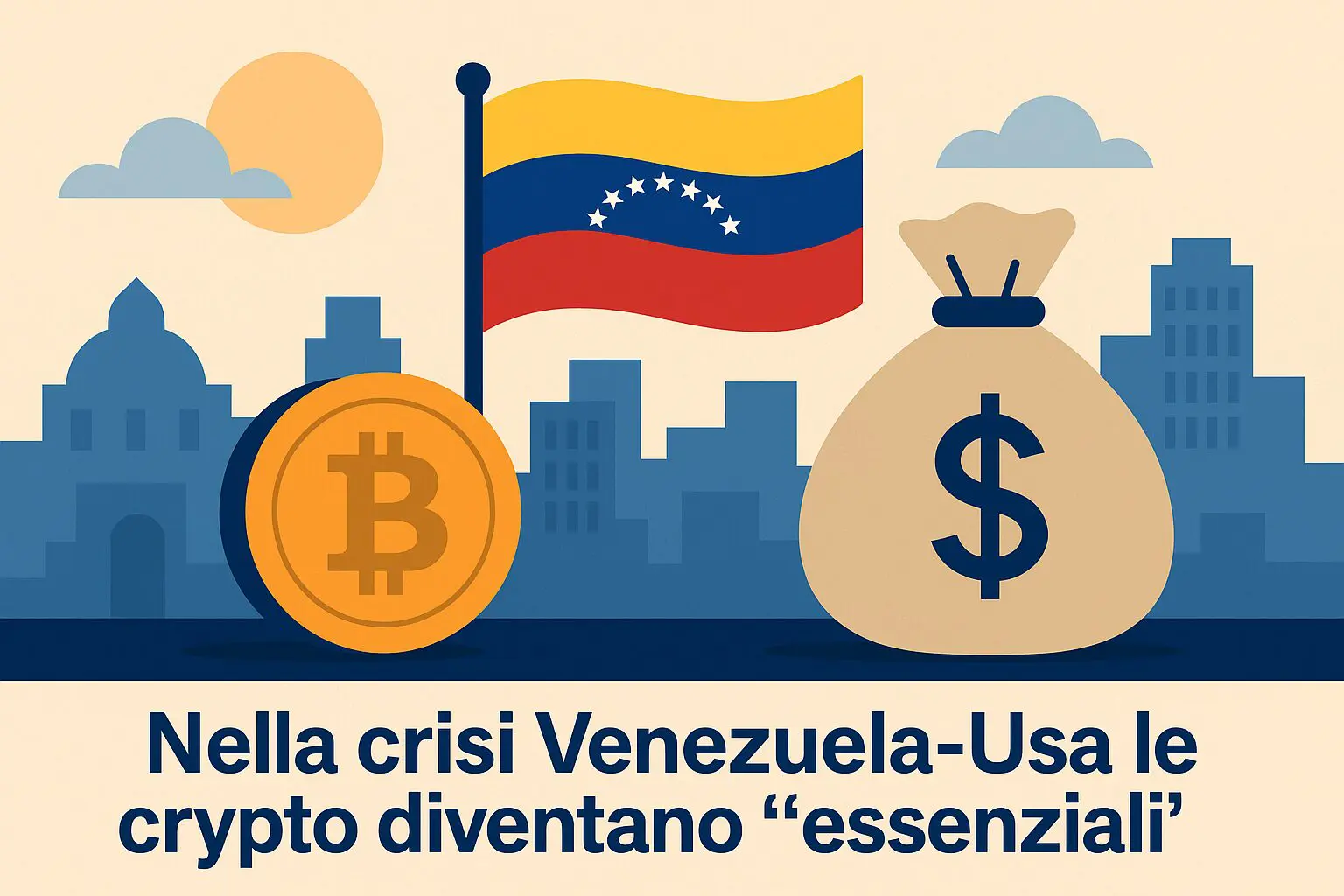 Nella crisi Venezuela-Usa le crypto diventano “essenziali” 