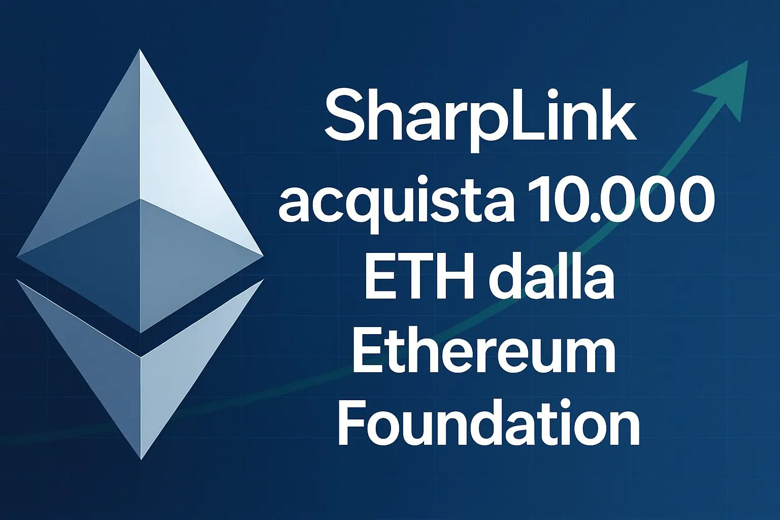 SharpLink acquista 10.000 ETH dalla Ethereum Foundation