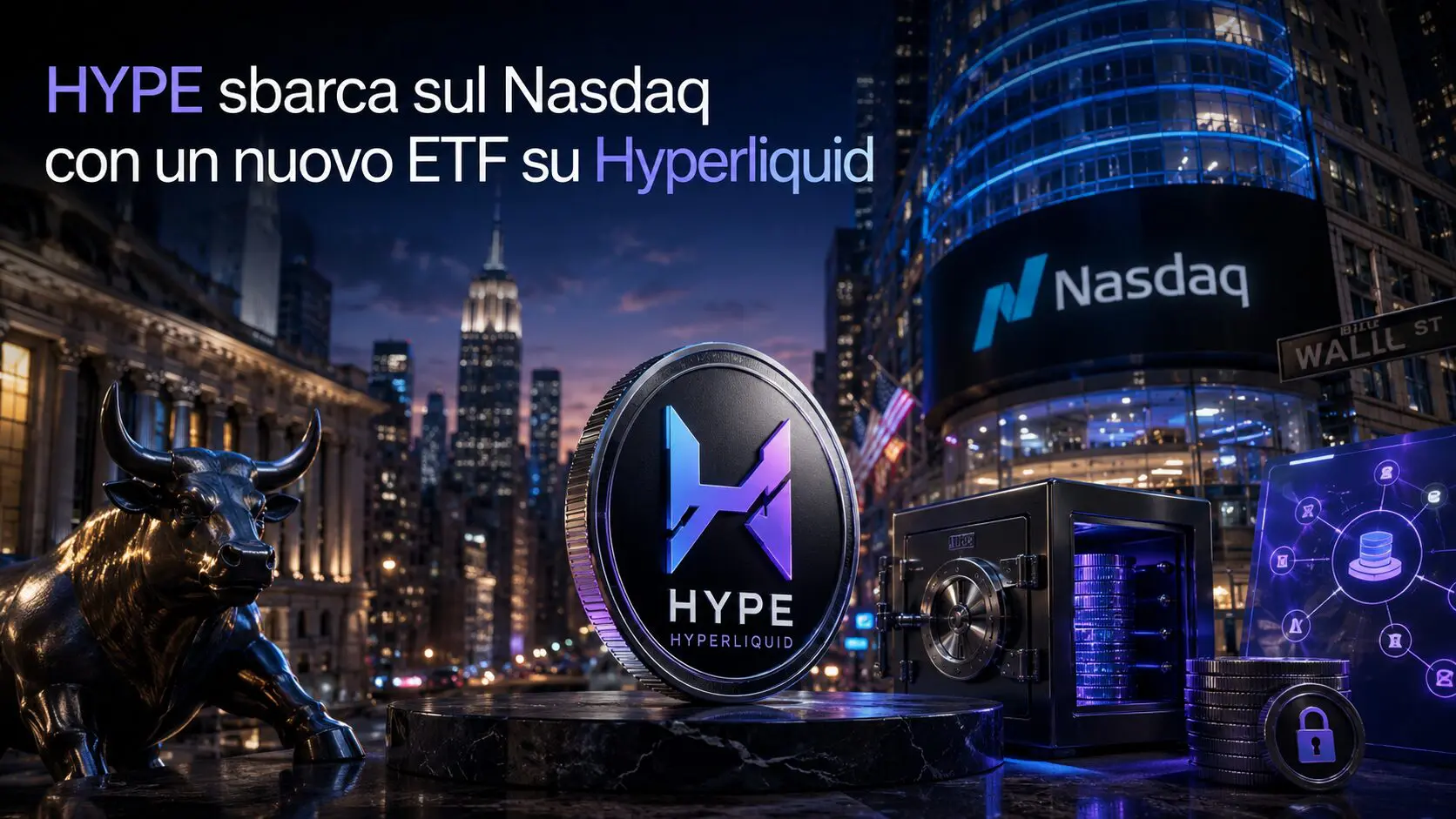 HYPE sbarca sul Nasdaq con un nuovo ETF su Hyperliquid