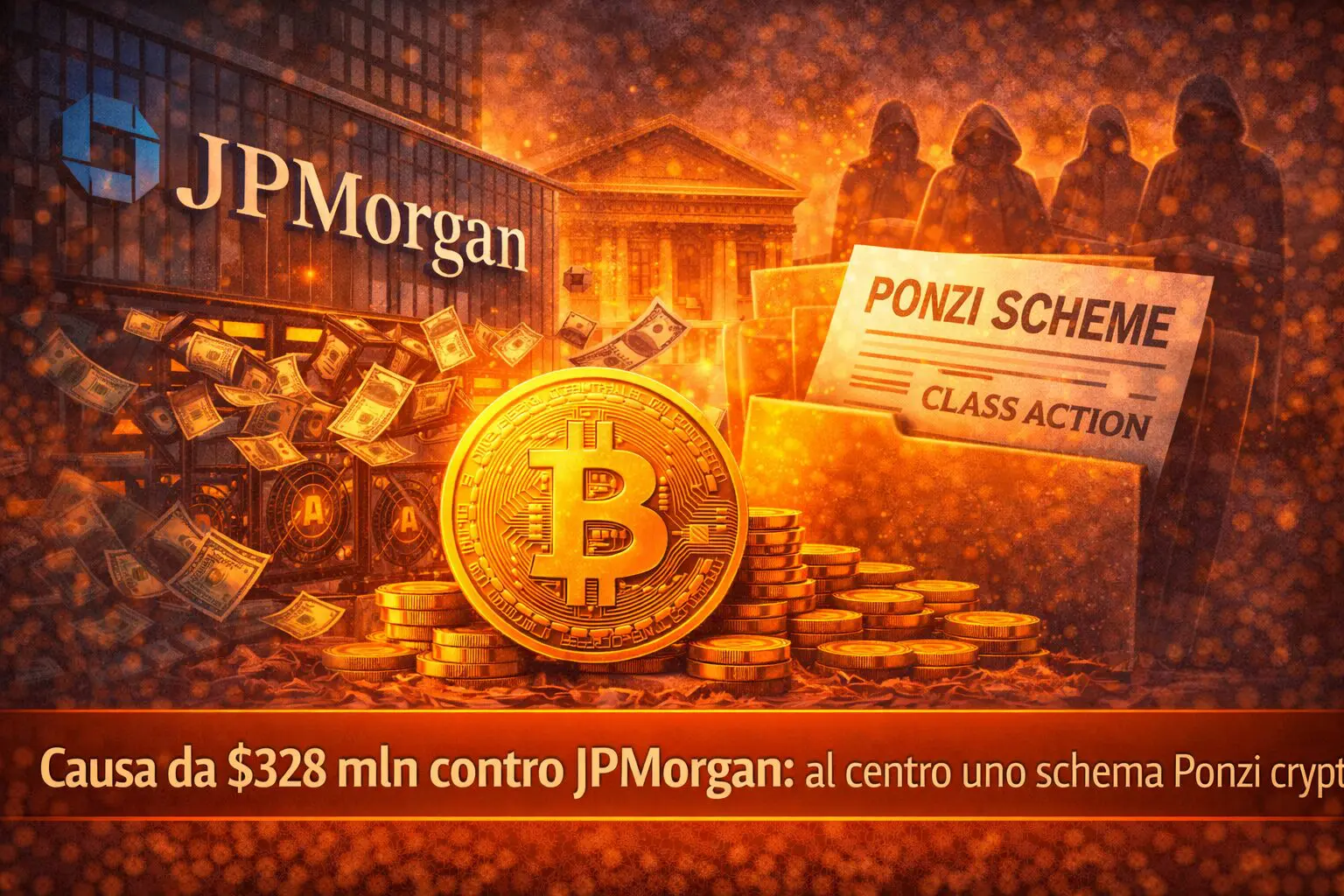 Causa da $328 mln contro JPMorgan: al centro uno schema Ponzi crypto