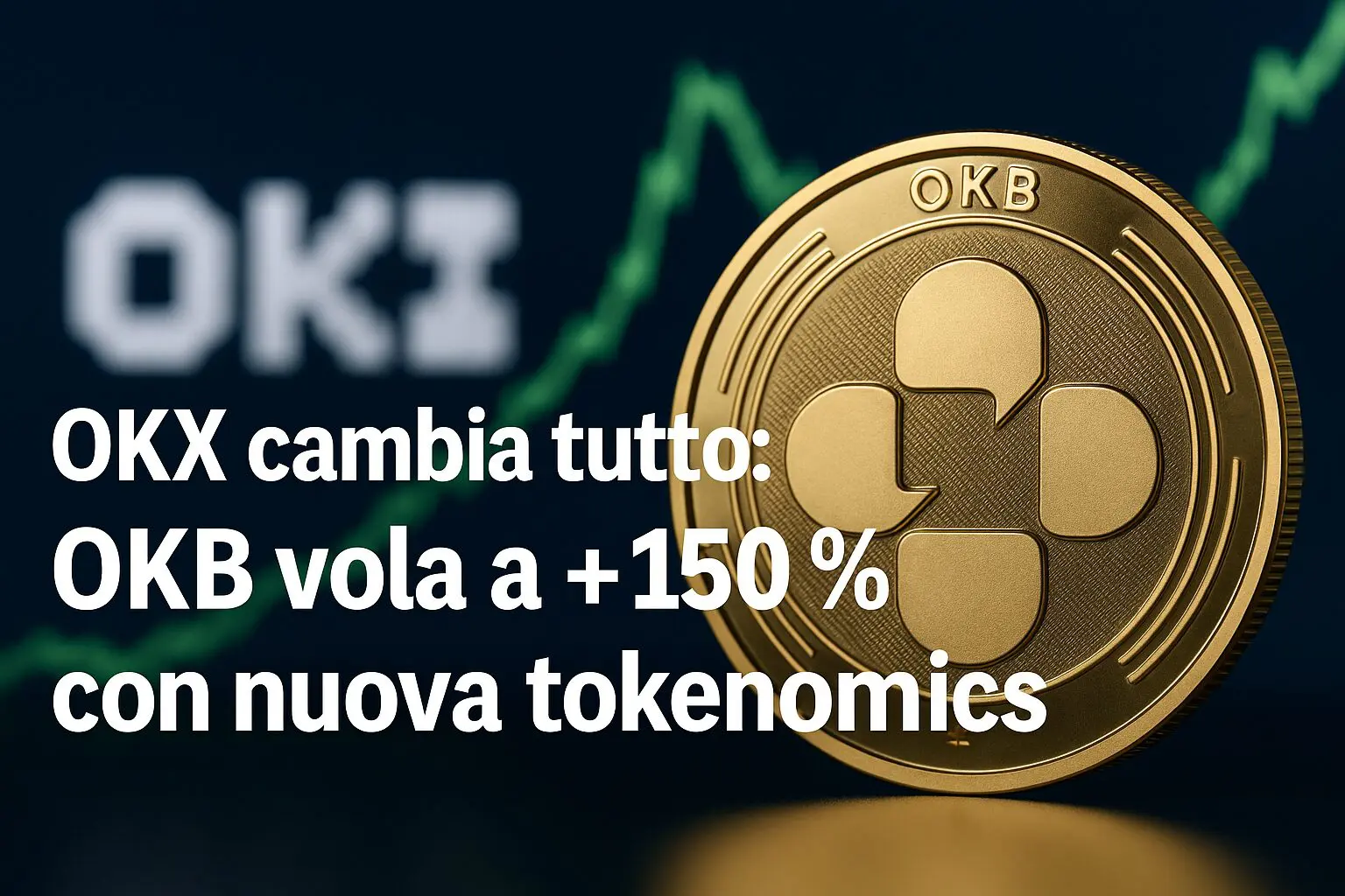 OKX cambia tutto: OKB vola a +150% con nuova tokenomics