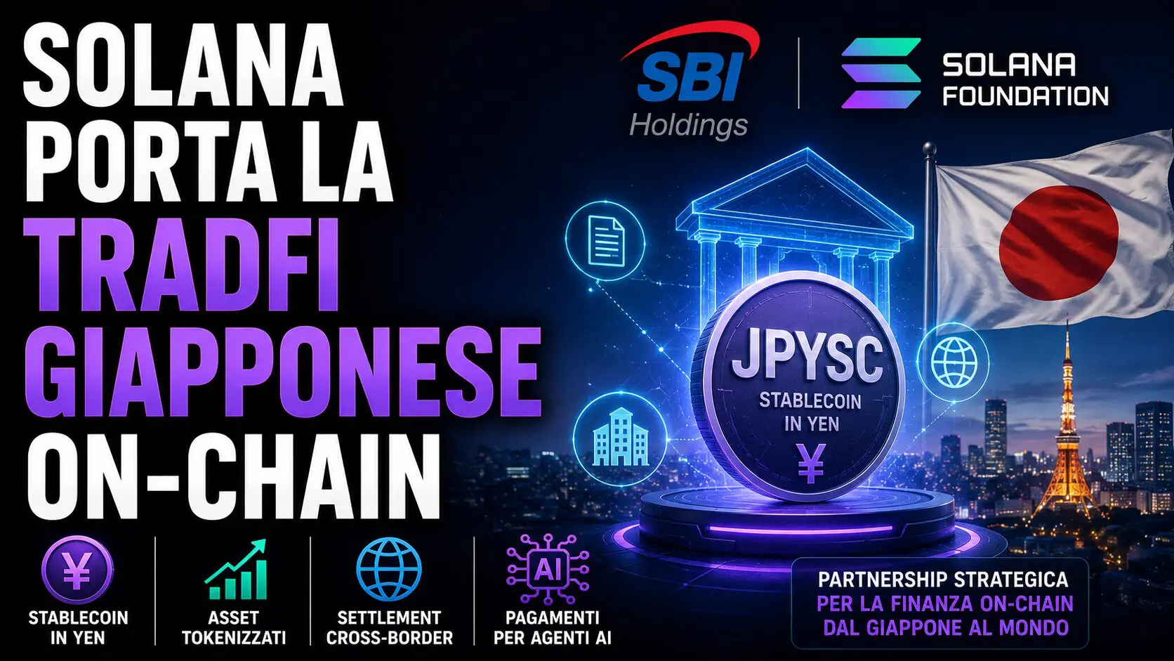 Solana porta la tradFi giapponese on-chain
