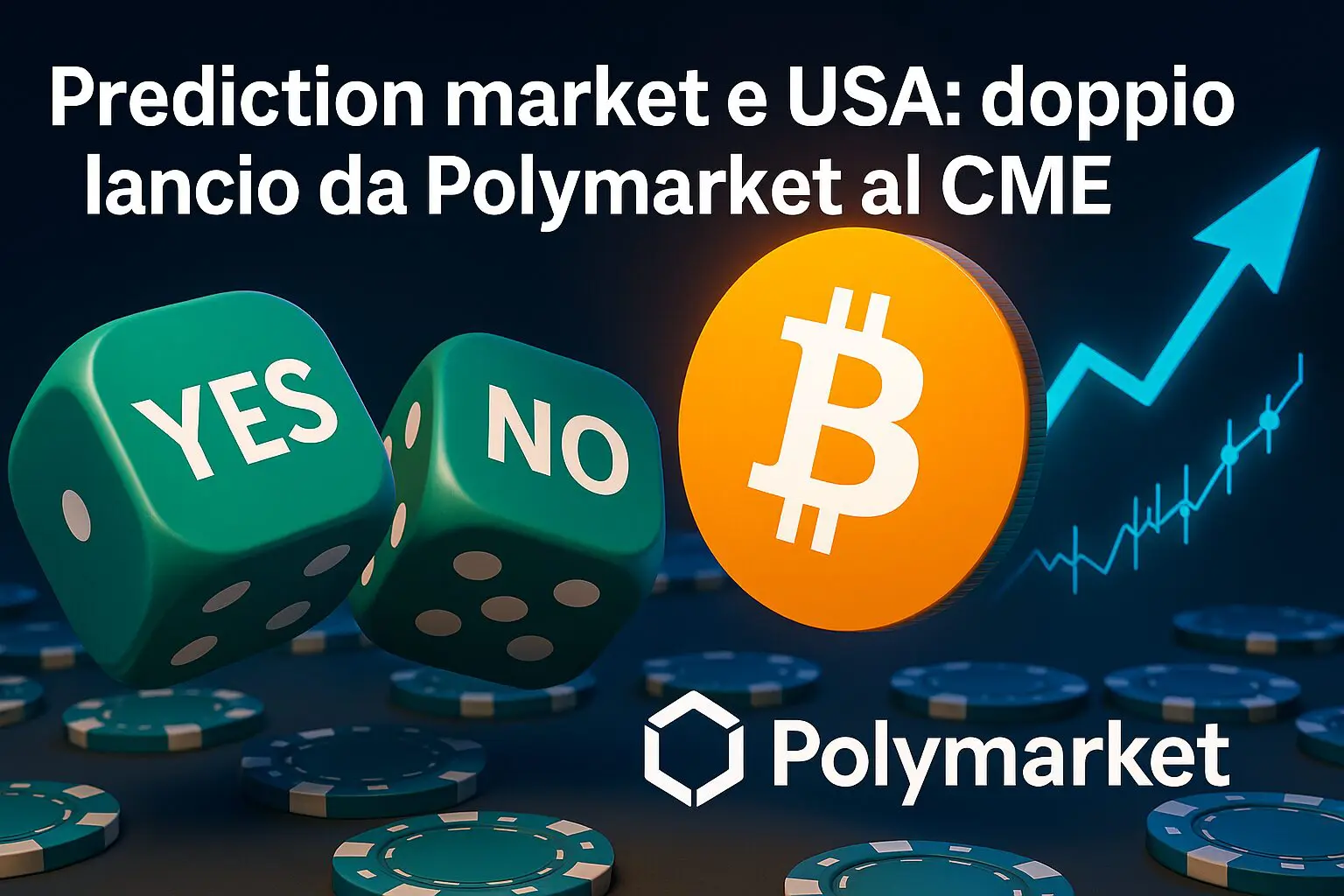 Prediction market e USA: doppio lancio da Polymarket al CME