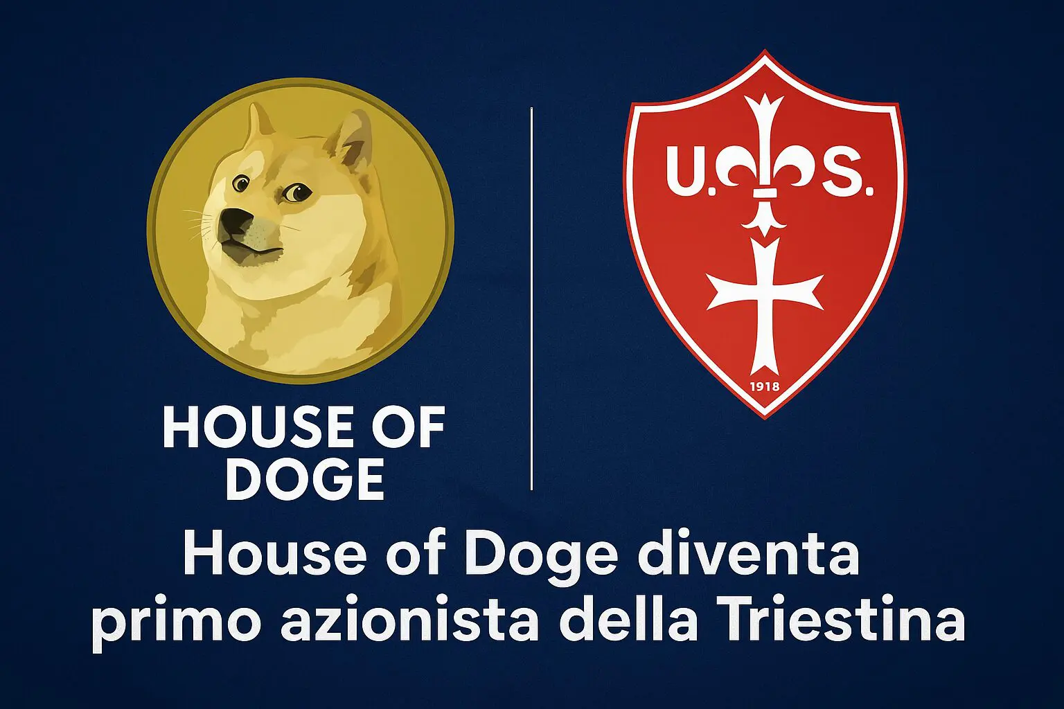 Dogecoin si “compra” la Triestina: House of Doge primo azionista