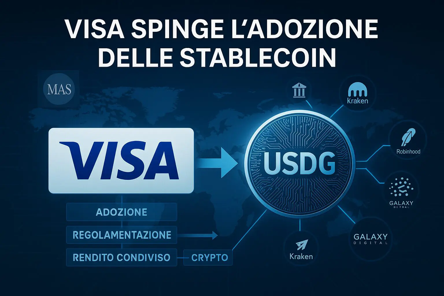 Stablecoin: da Visa una nuova spinta DECISIVA all’adozione