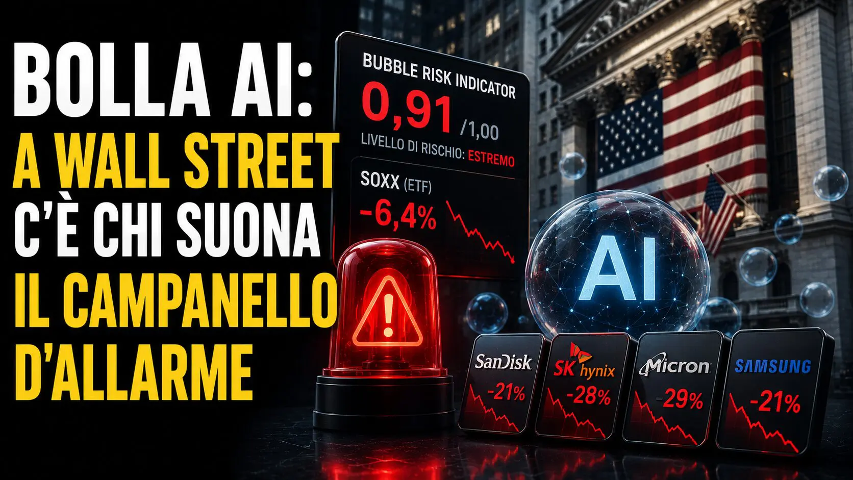 Bolla AI: a Wall Street c’è chi suona il campanello d’allarme