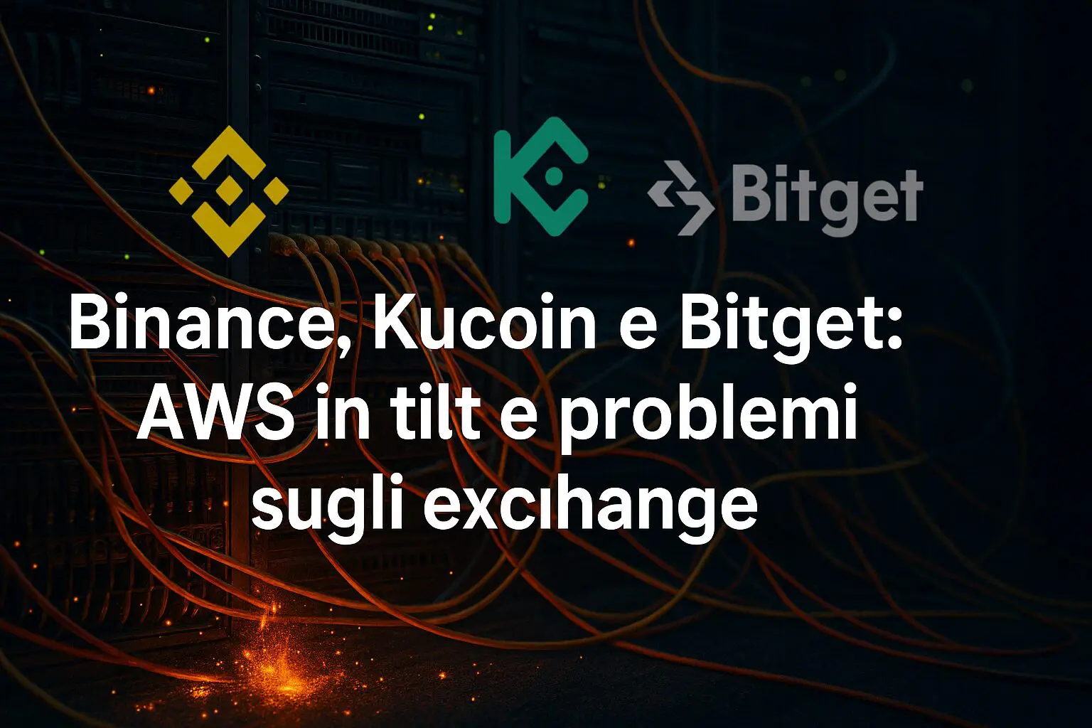 Binance, Kucoin e Bitget: AWS in tilt e problemi sugli exchange 
