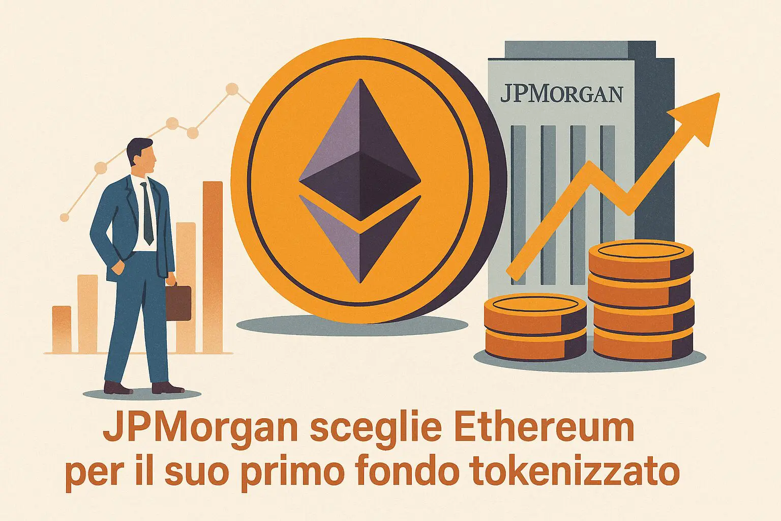 JPMorgan sceglie Ethereum per il suo PRIMO fondo tokenizzato