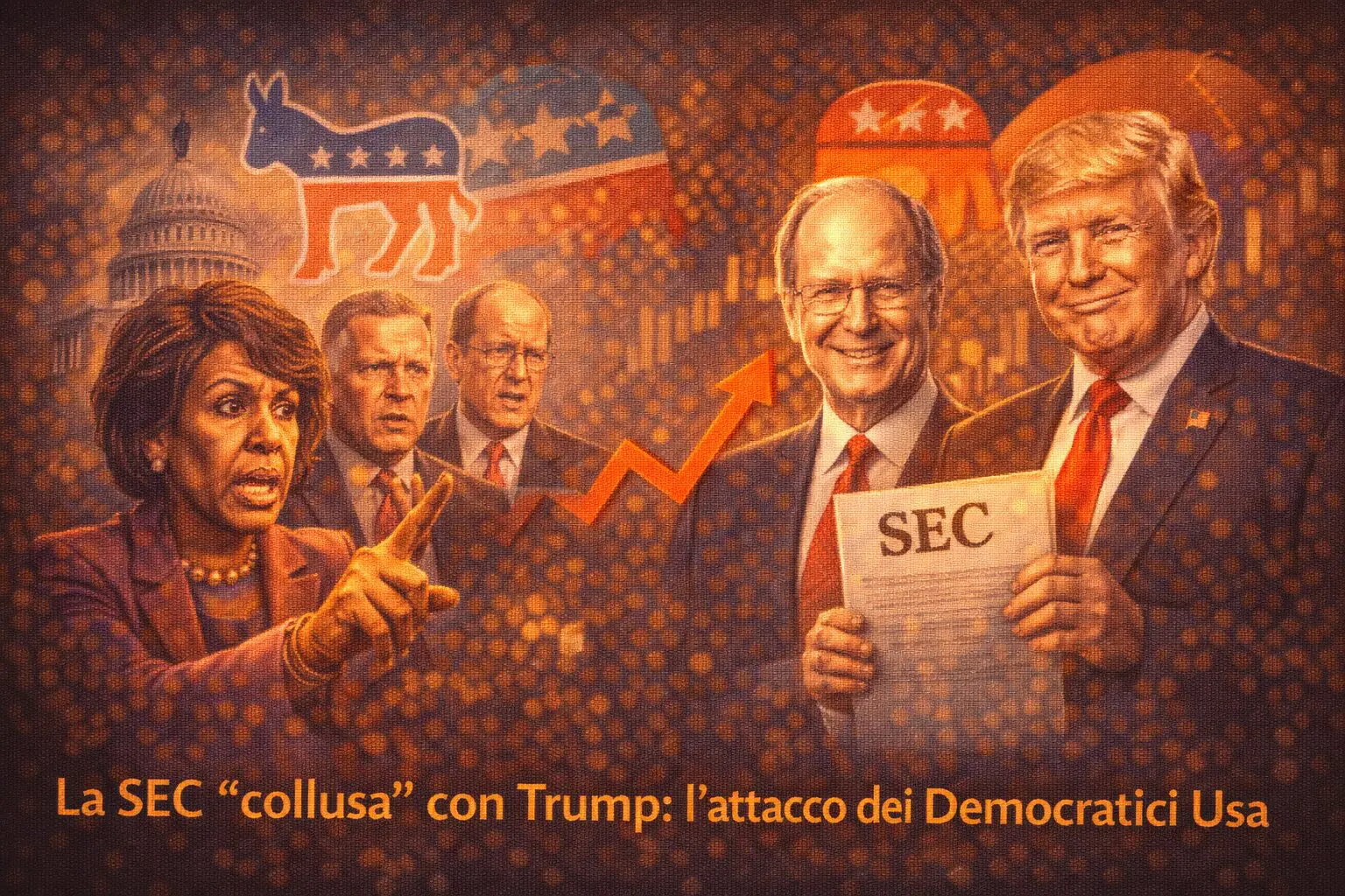 La SEC “collusa” con Trump: l’attacco dei Democratici Usa