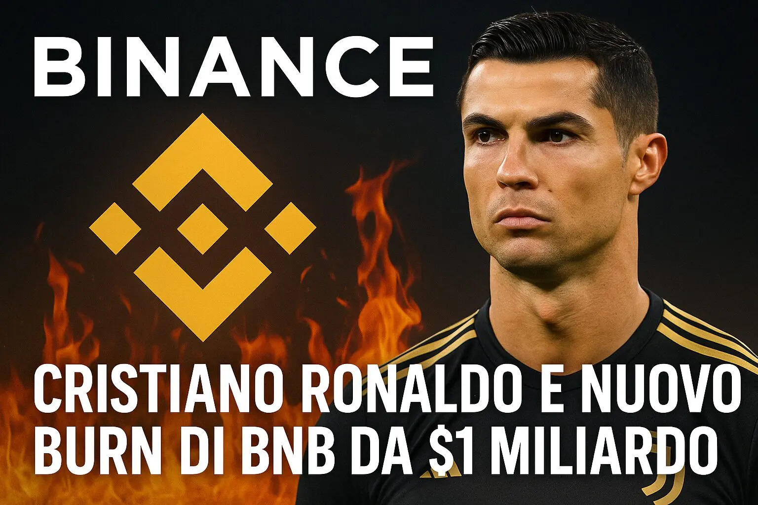Binance, Cristiano Ronaldo e nuovo Burn di BNB da $1 miliardo