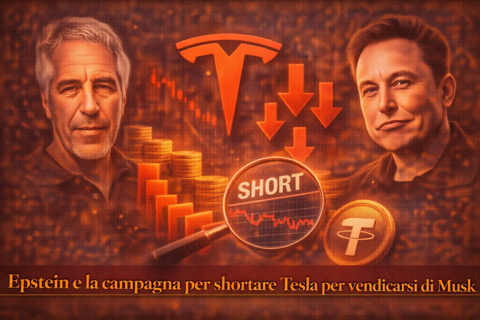 Epstein e la campagna per shortare Tesla per vendicarsi di Musk
