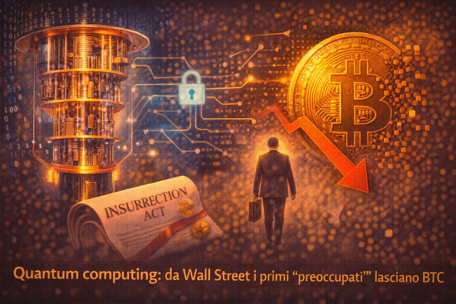 Quantum computing: da Wall Street i primi “preoccupati” lasciano BTC