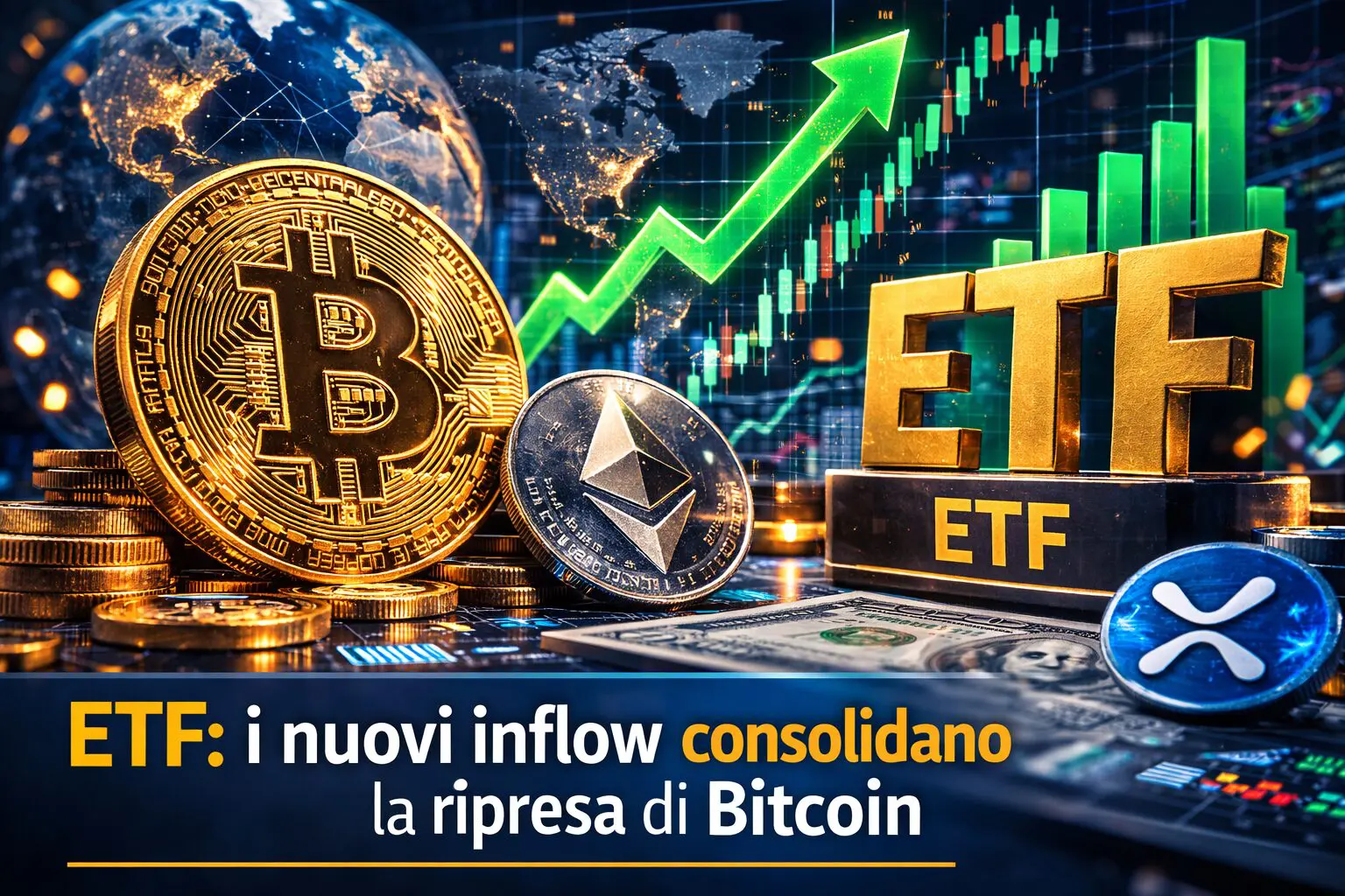 ETF: i nuovi inflow consolidano la ripresa di Bitcoin