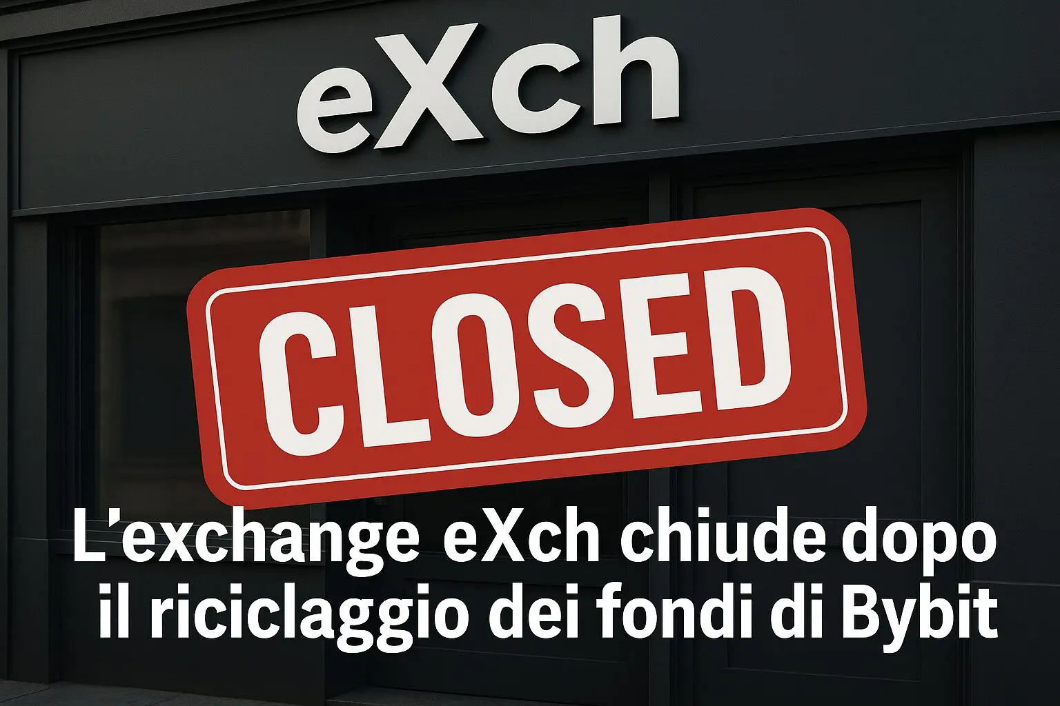 L'exchange eXch chiude dopo il riciclaggio dei fondi di Bybit