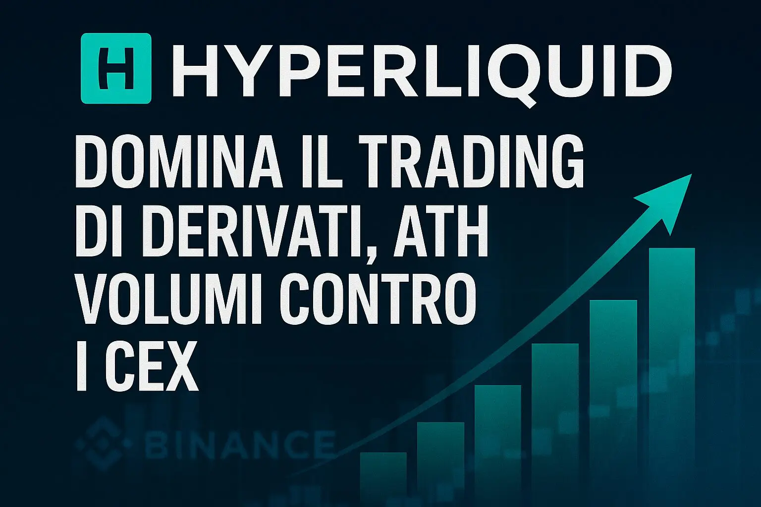 Hyperliquid domina il trading di derivati, ATH di volumi contro i CEX