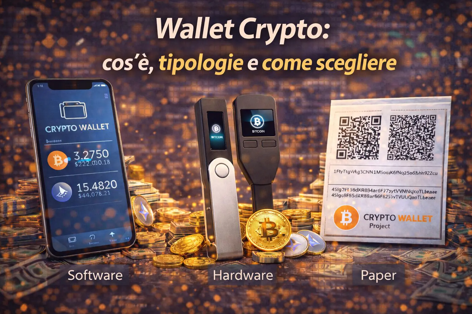 Wallet Crypto: cos’e, tipologie e come scegliere (2026)