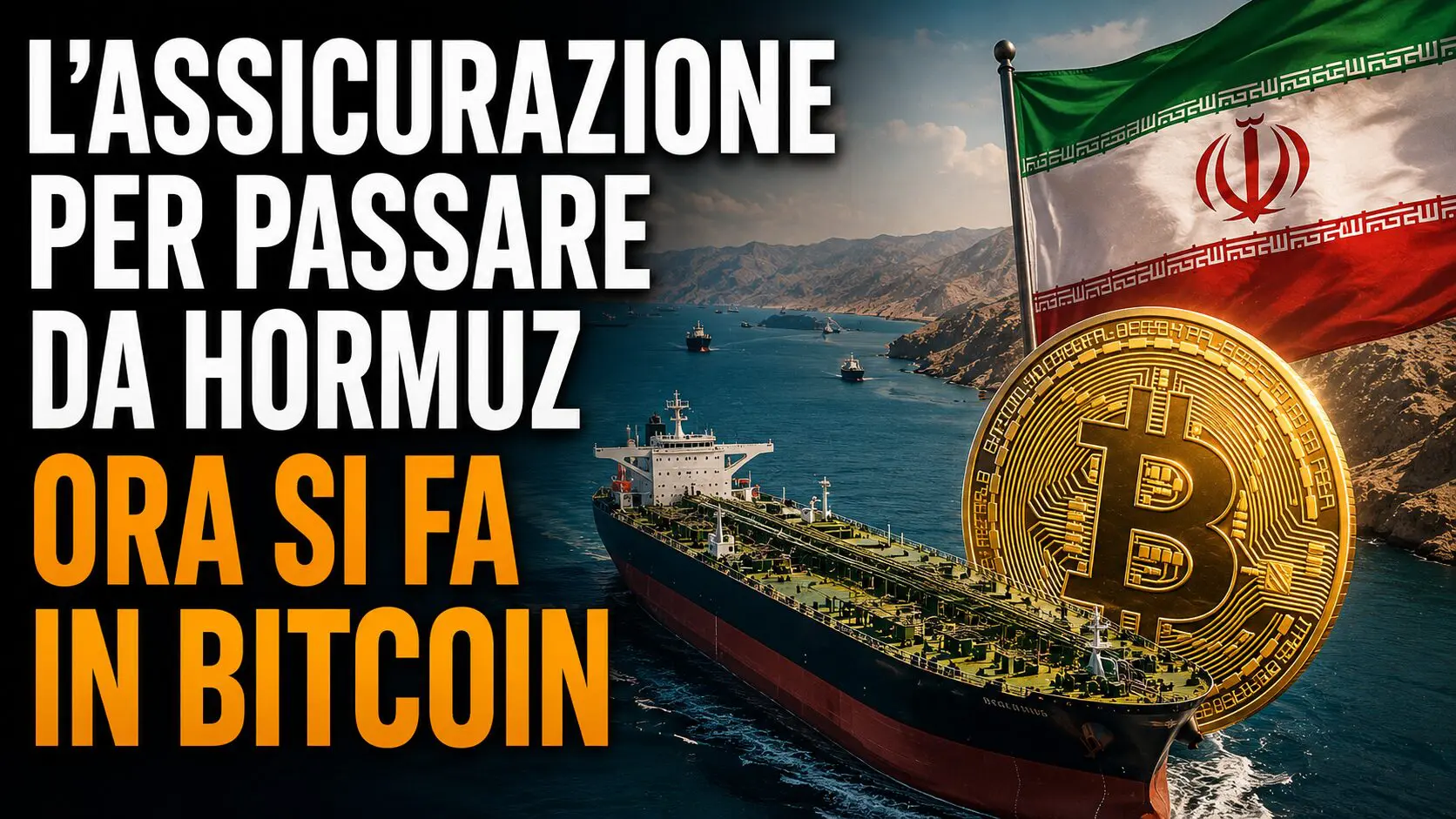 L’assicurazione per passare da Hormuz ora si fa in Bitcoin