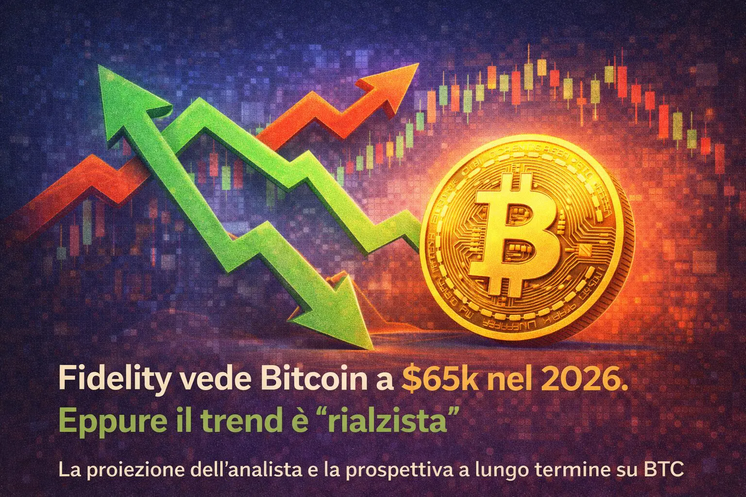 Fidelity vede Bitcoin a $65k nel 2026. Eppure il trend è “rialzista”