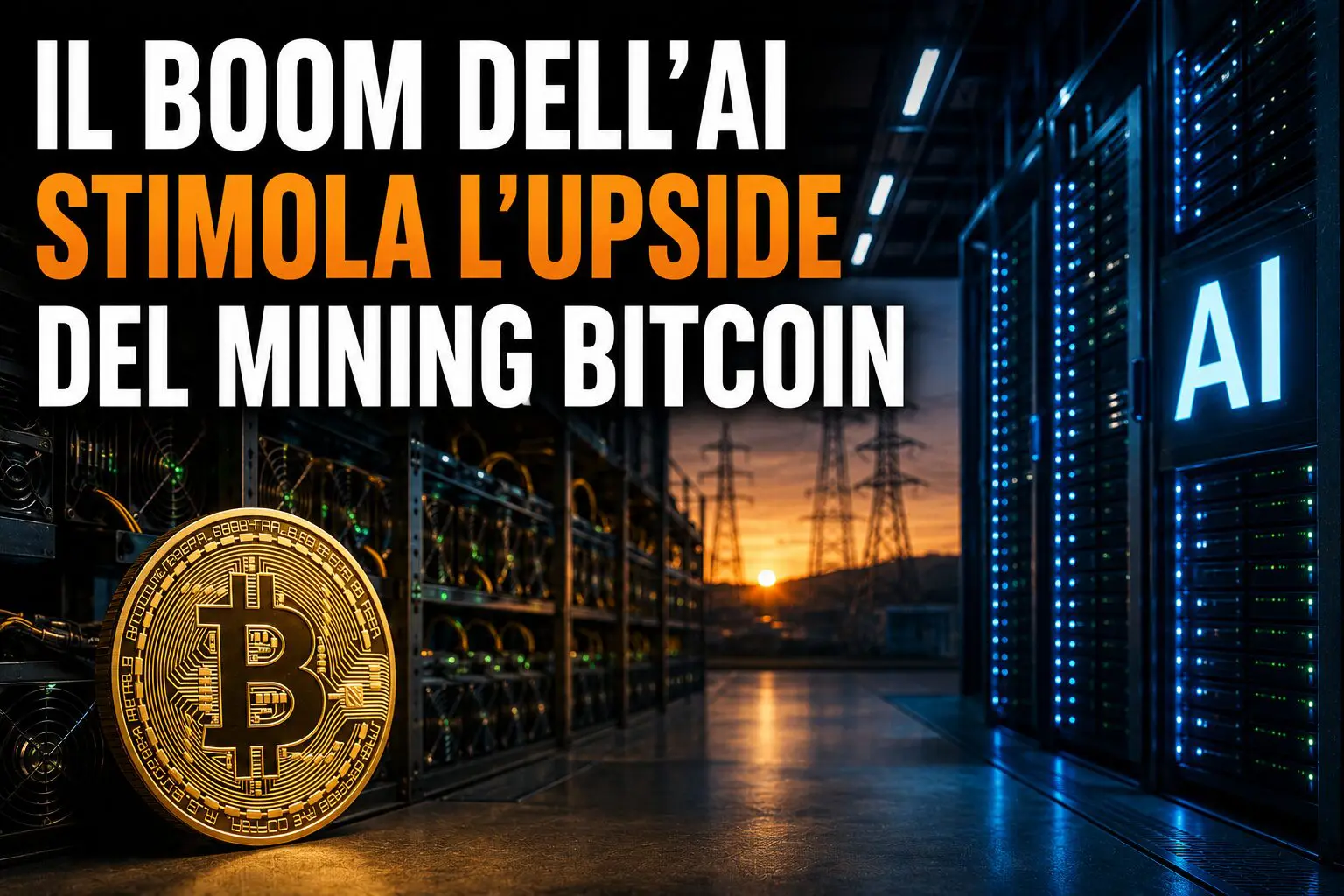Il boom dell’AI stimola l’upside del mining Bitcoin