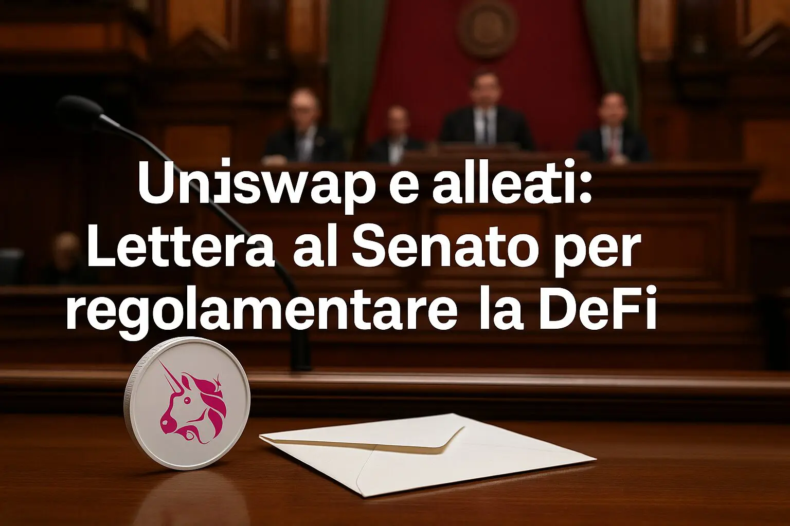 Uniswap e alleati: Lettera al senato per regolamentare la DeFi