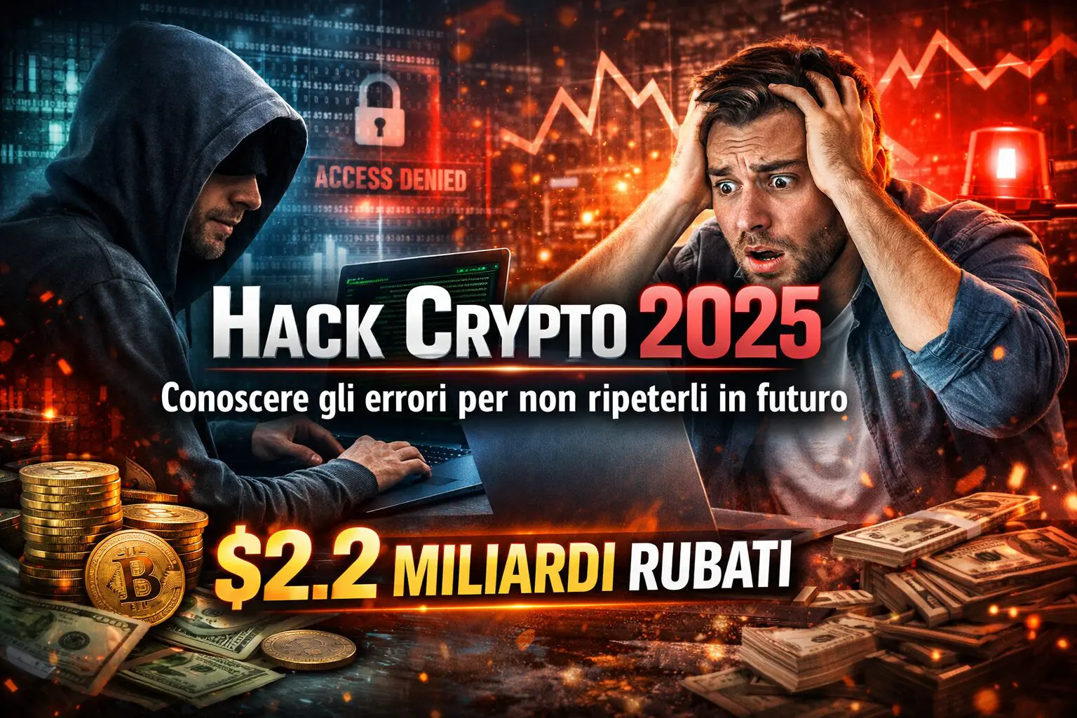 Hack crypto 2025: conoscere gli errori per non ripeterli in futuro