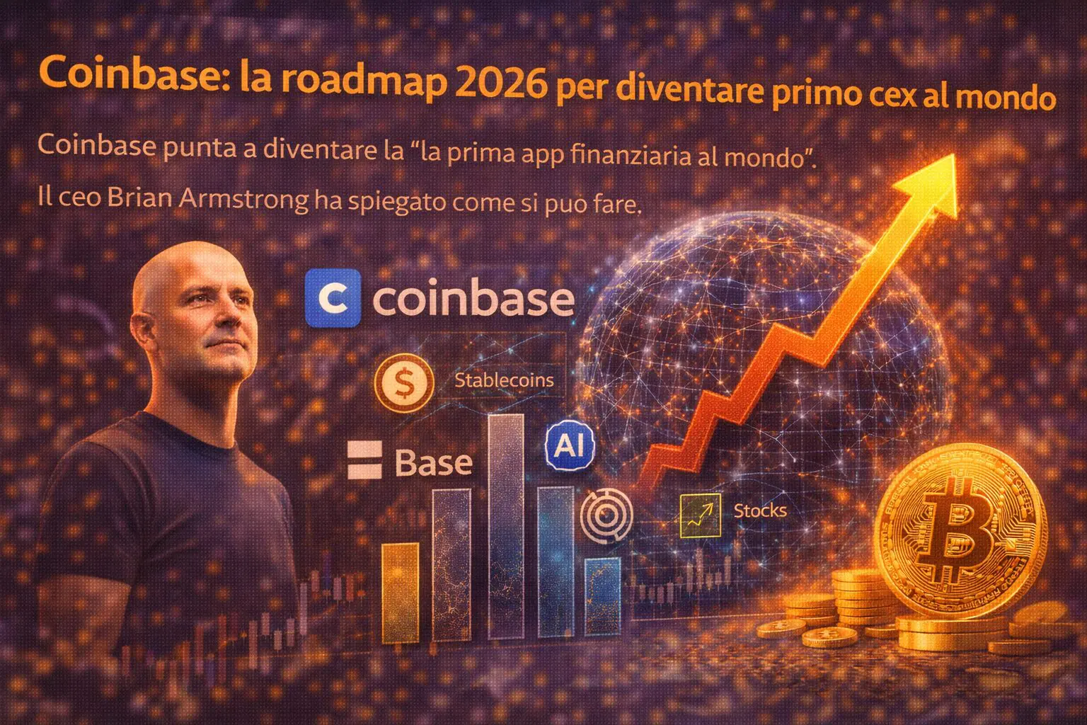 Coinbase: la roadmap 2026 per diventare primo cex al mondo