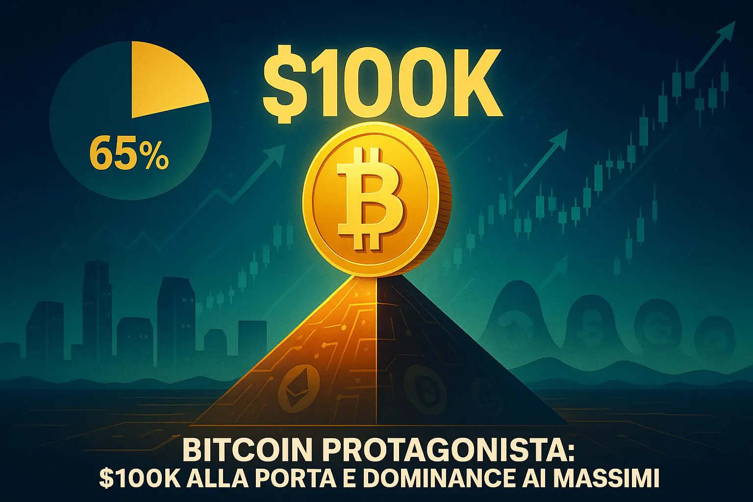Bitcoin PROTAGONISTA: $100k alla porta e dominance ai massimi