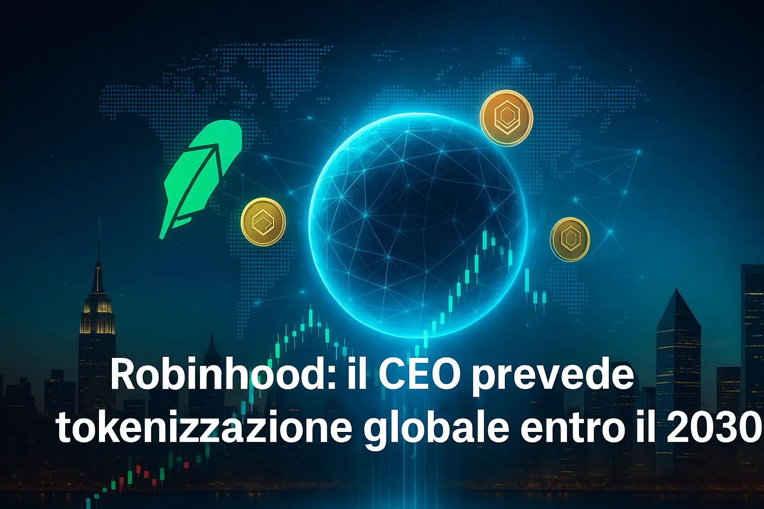 Robinhood: il CEO prevede tokenizzazione globale entro il 2030