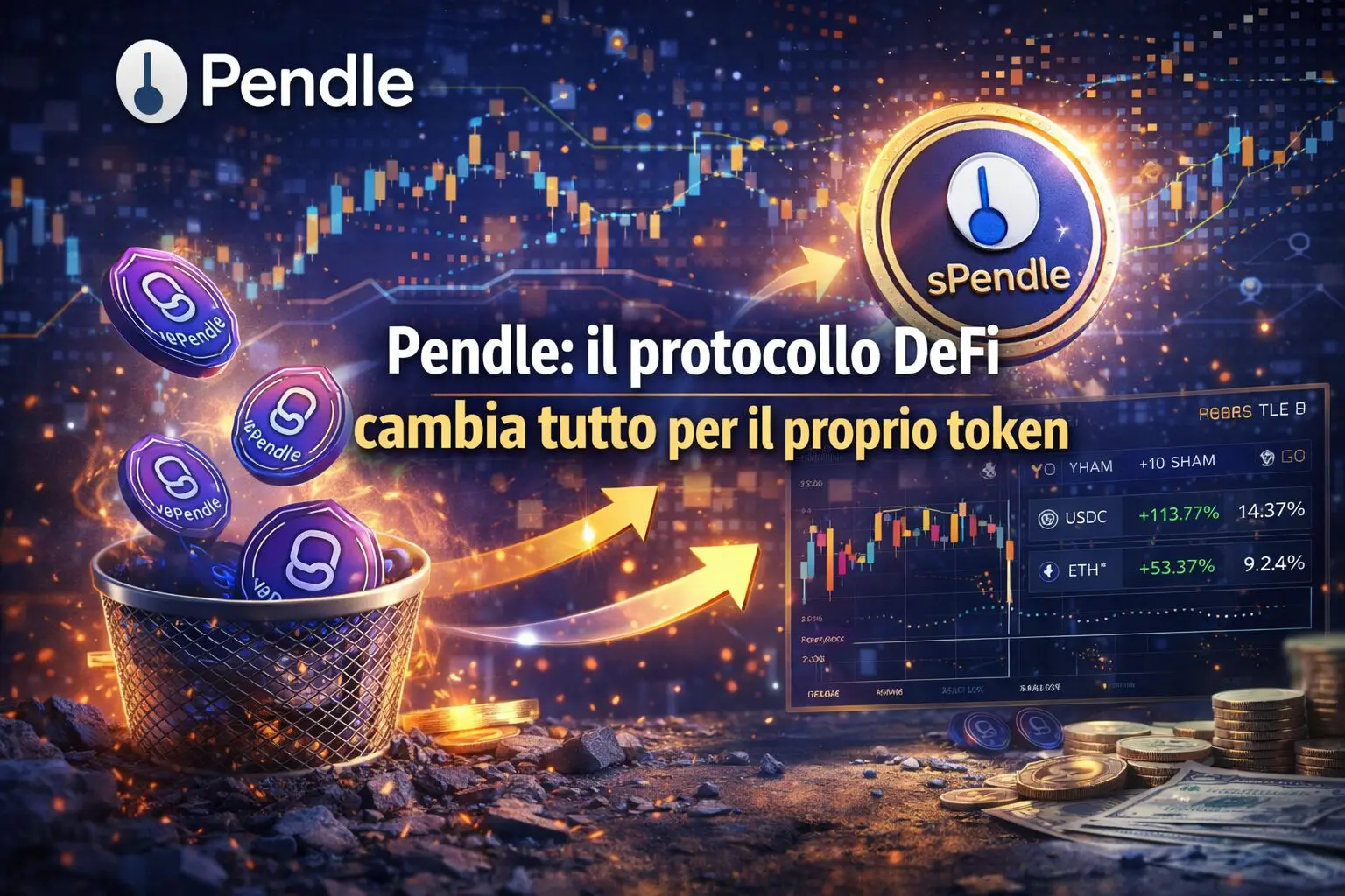 Pendle: il protocollo DeFi cambia tutto per il proprio token