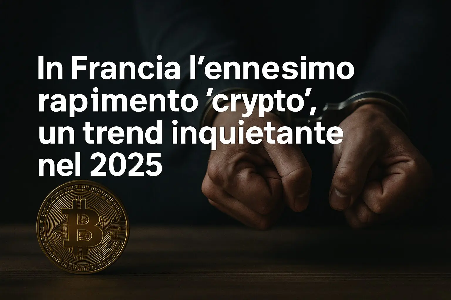 In Francia l’ennesimo rapimento “crypto”, un trend inquietante nel 2025