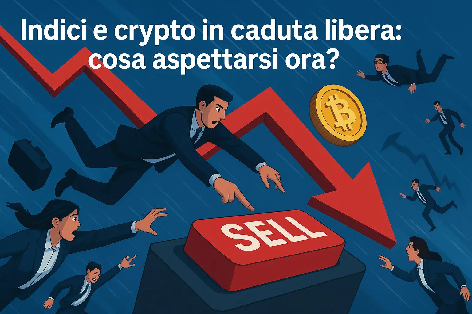 Indici e crypto in caduta libera: cosa aspettarsi ora?
