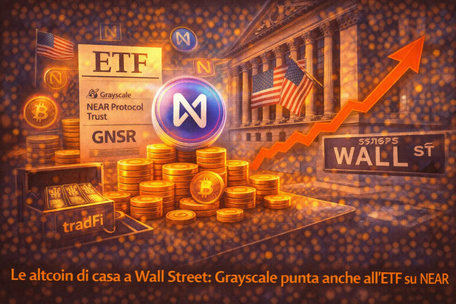 Le altcoin di casa a Wall Street: Grayscale punta anche all’ETF su NEAR
