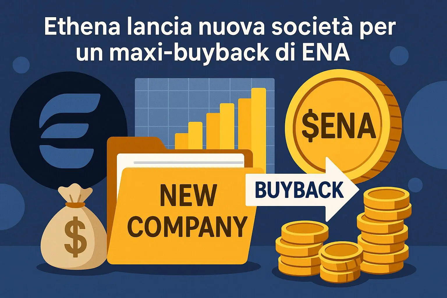Ethena lancia nuova società per un maxi-buyback di ENA