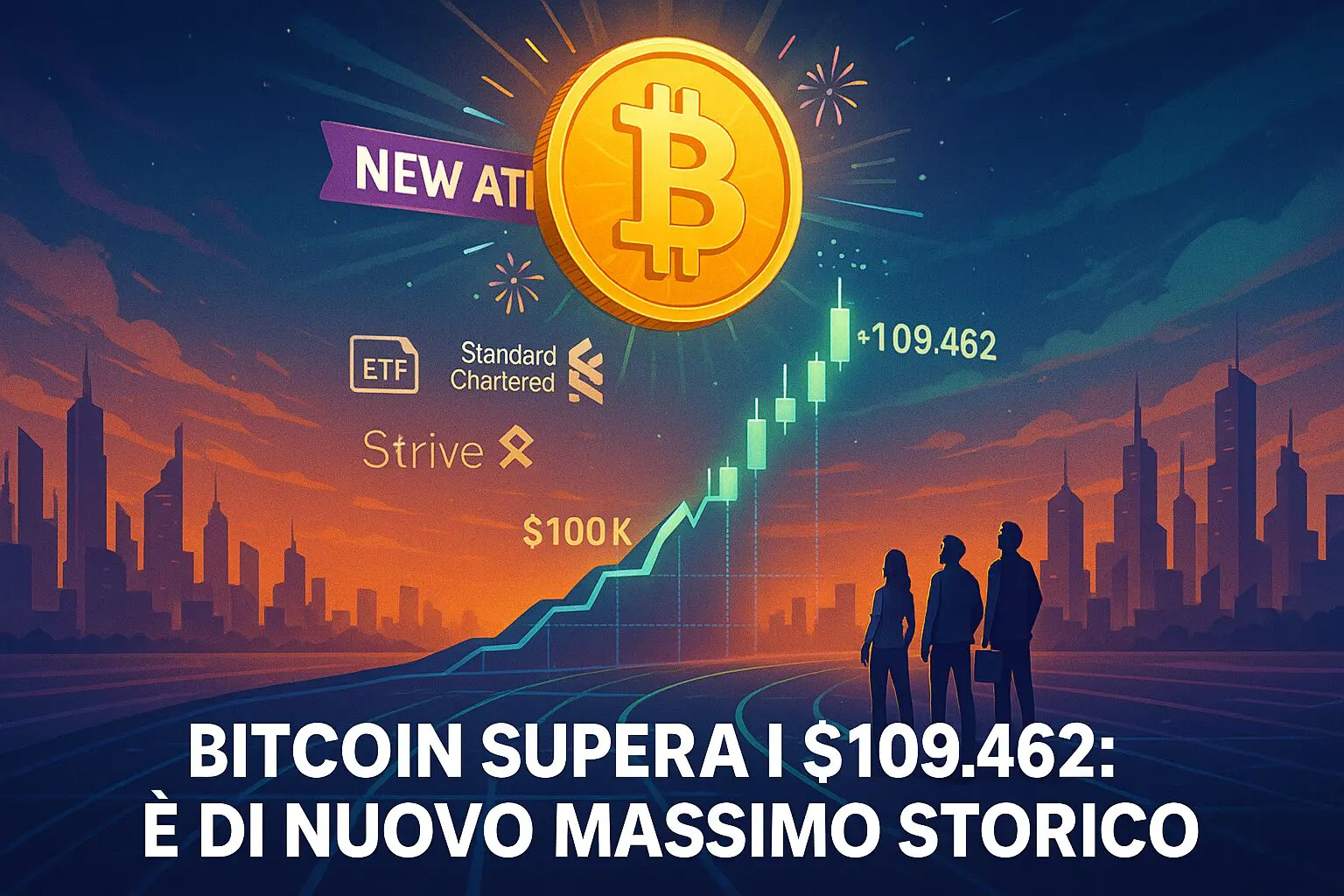 Bitcoin tocca i $109.462: è di nuovo ATH!
