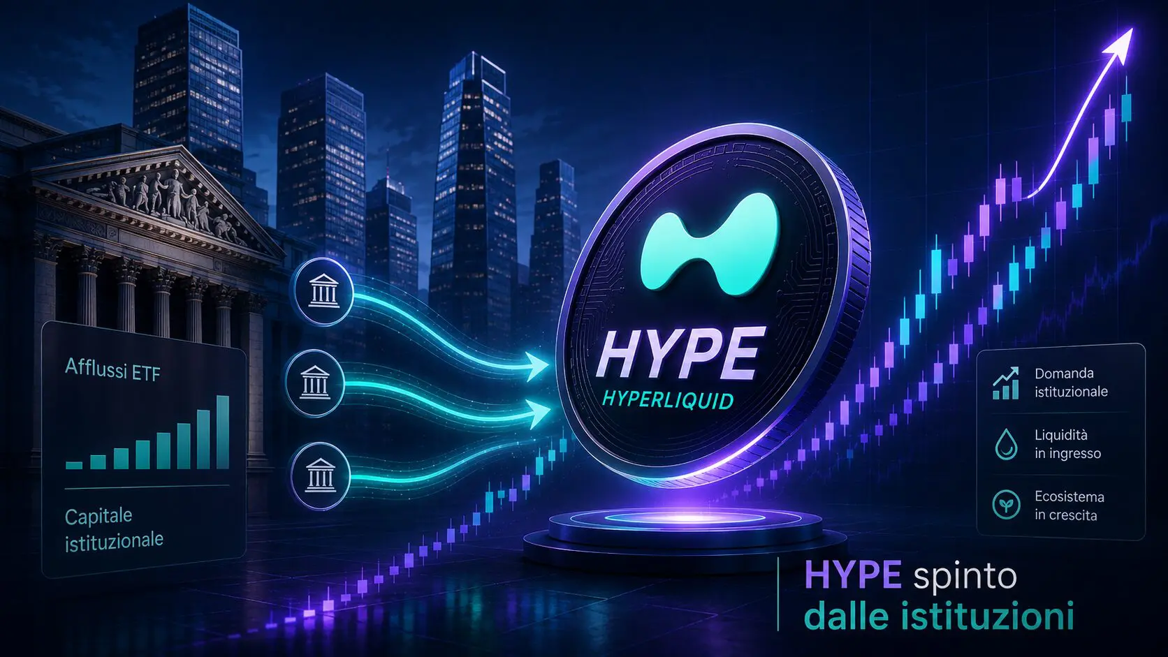 HYPE non si ferma più: a spingere Hyperliquid sono le istituzioni