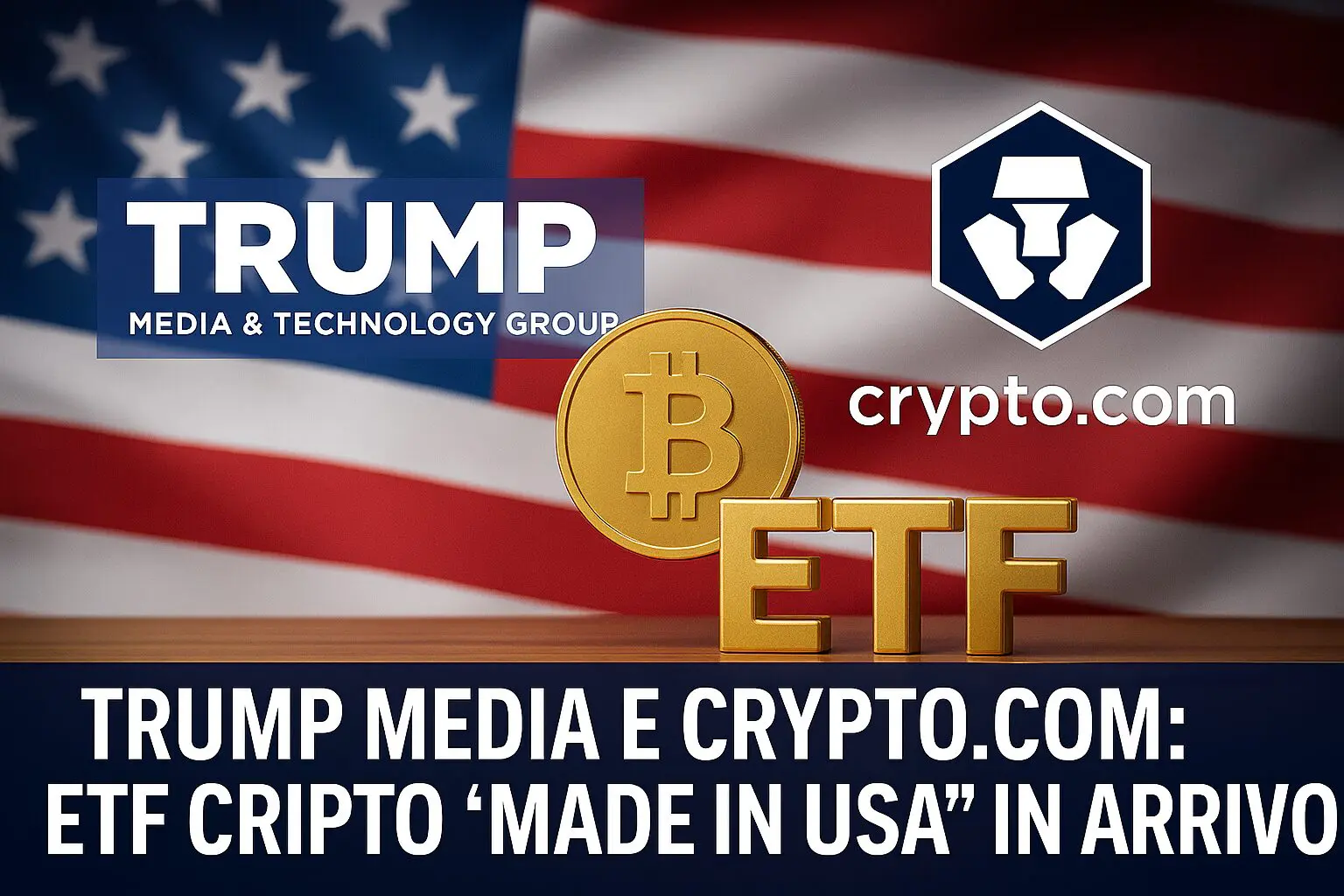 Trump Media e Crypto.com: ETF cripto 