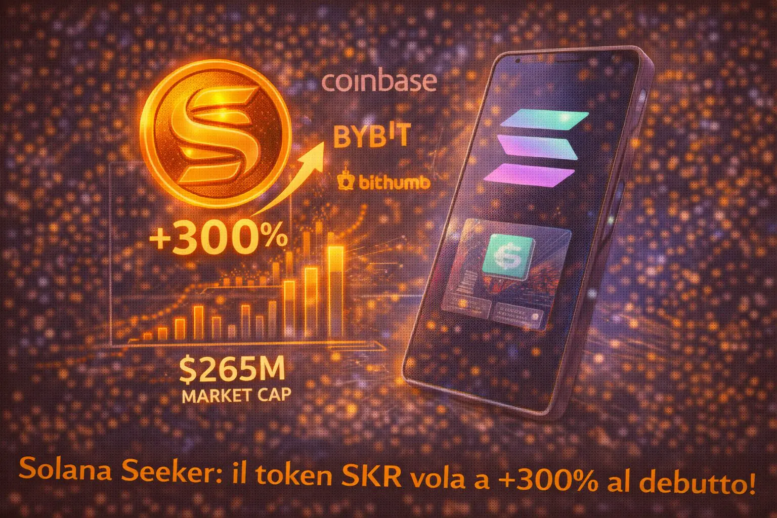 Solana Seeker: il token SKR vola a +300% al debutto!