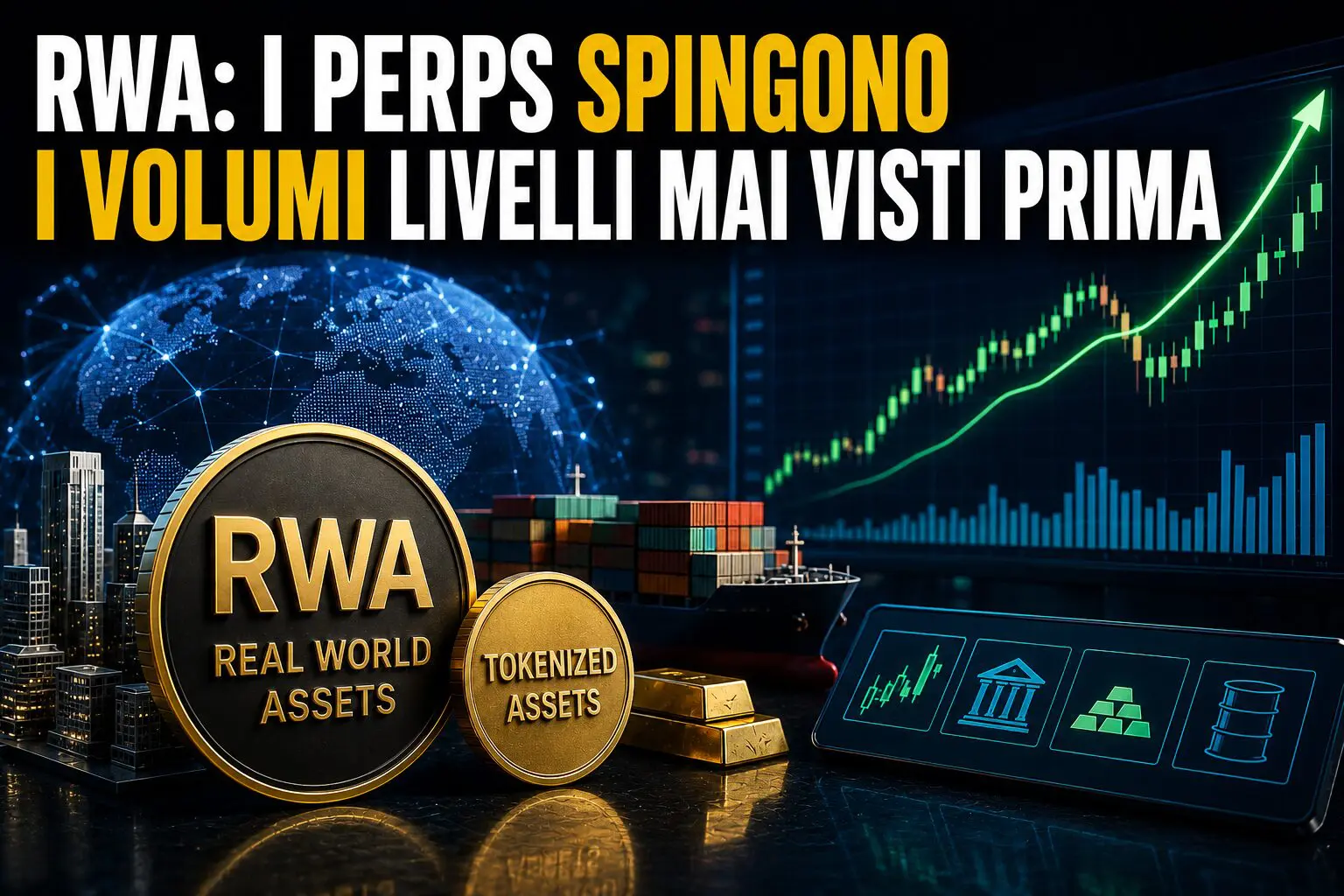 RWA: i perps spingono i volumi livelli mai visti prima