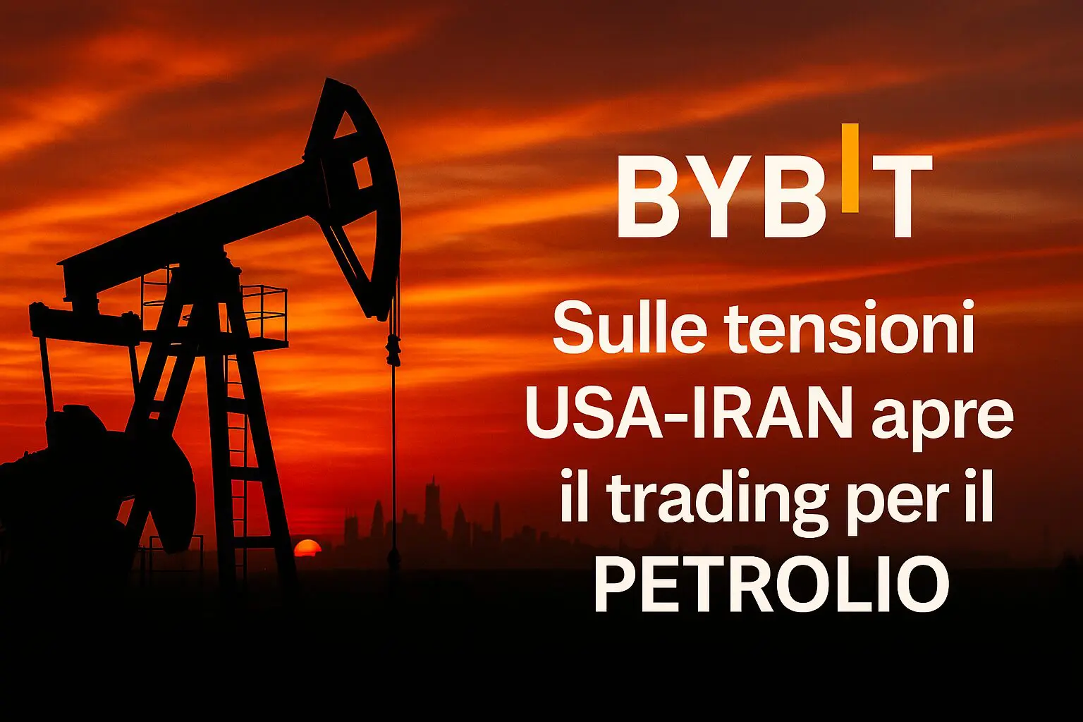 Bybit: Sulle tensioni USA-IRAN apre il trading per il PETROLIO