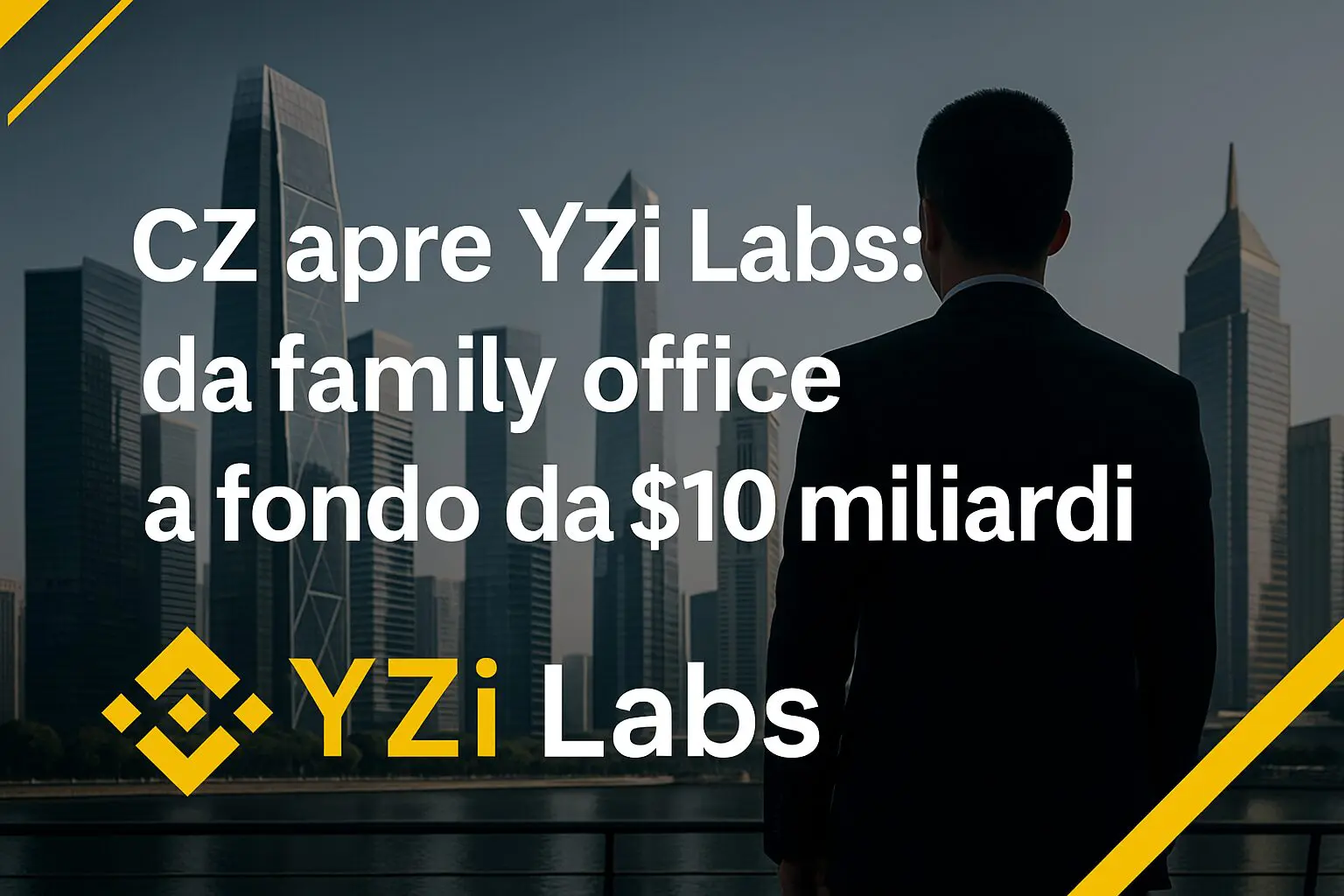 CZ apre YZi Labs: da family office a fondo da $10 miliardi