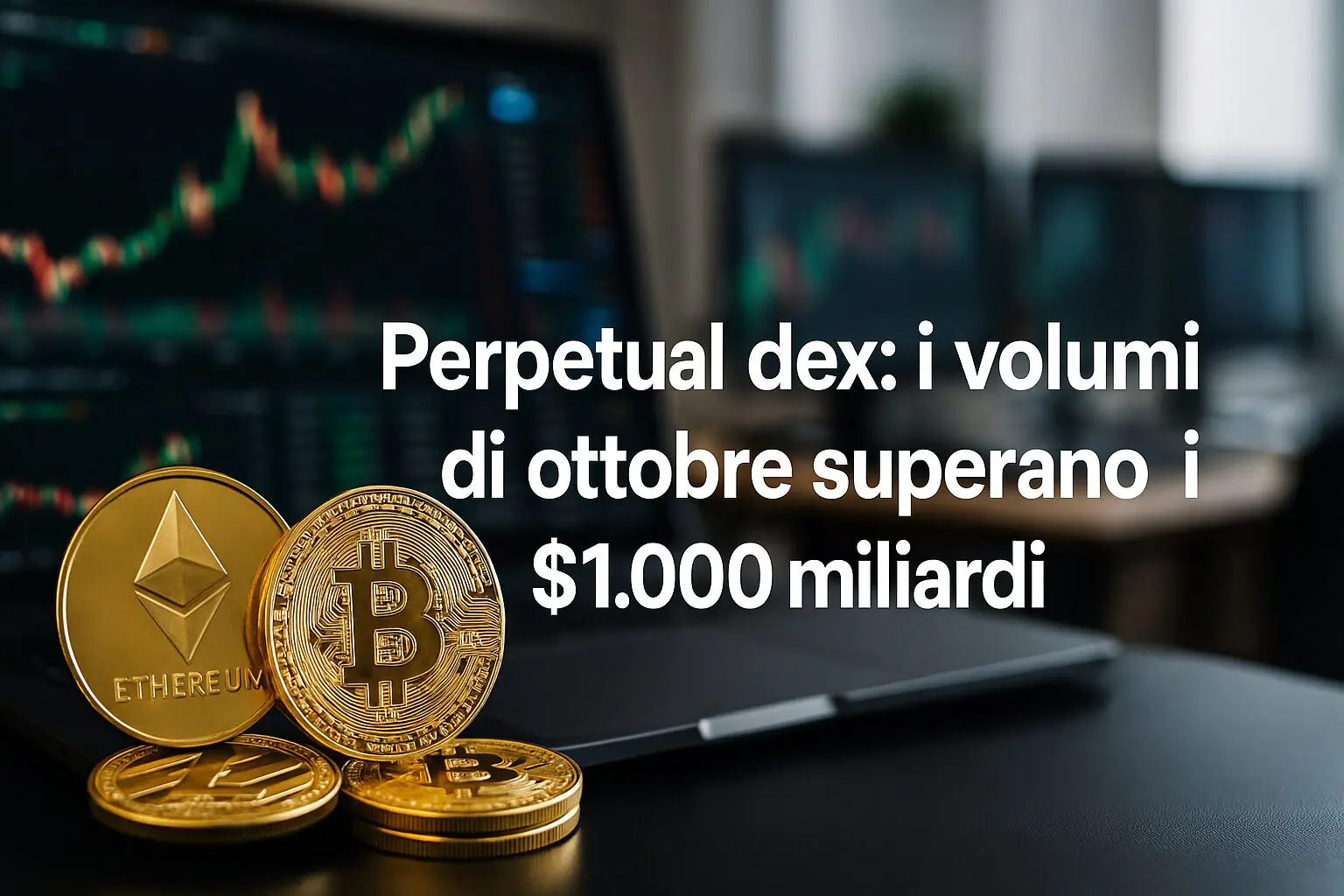 Perpetual dex: i volumi di ottobre superano i $1.000 miliardi