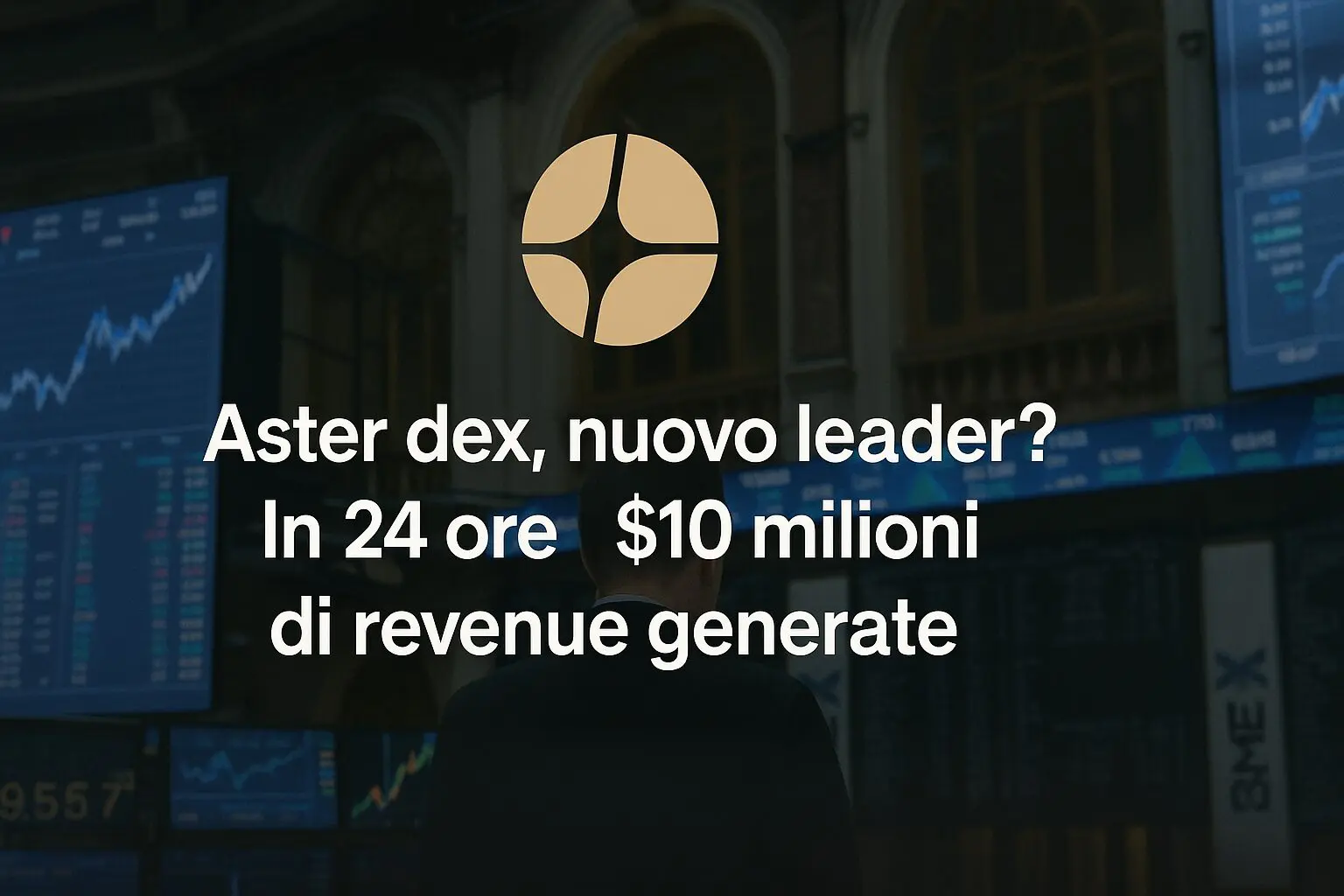 Aster dex, nuovo leader? In 24 ore $10 milioni di revenue generate